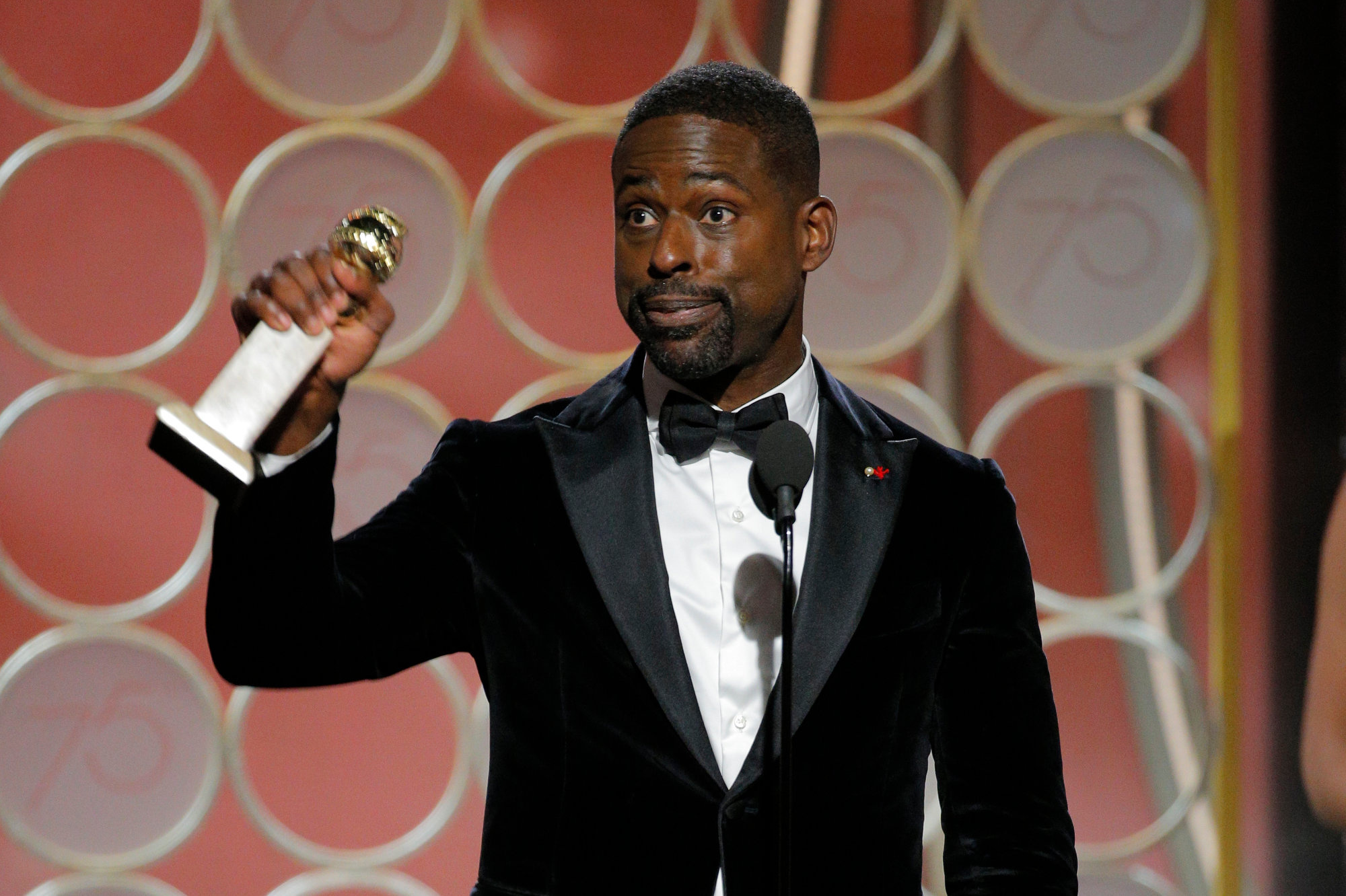 Sterling K. Brown, Golden Globes, Being Seen, 2000x1340 HD Desktop