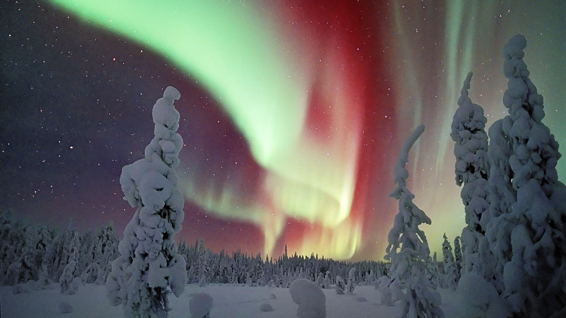 Aurora borealis, Finland travels, Lapland, Mobile backgrounds, 1920x1080 Full HD Desktop