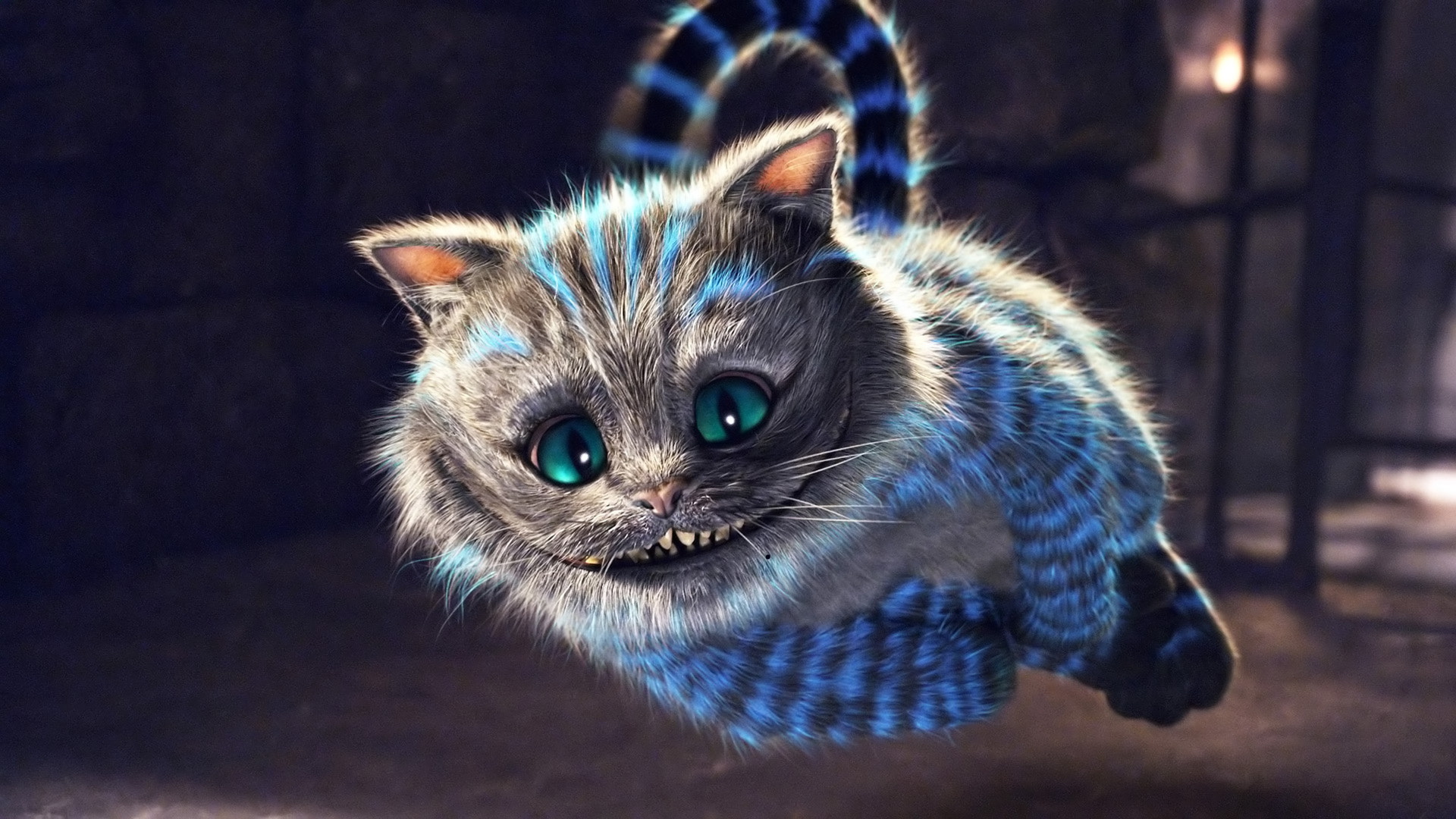 Free download, Alice in Wonderland movie wallpapers, Cheshire cat, Live wallpaper, 1920x1080 Full HD Desktop