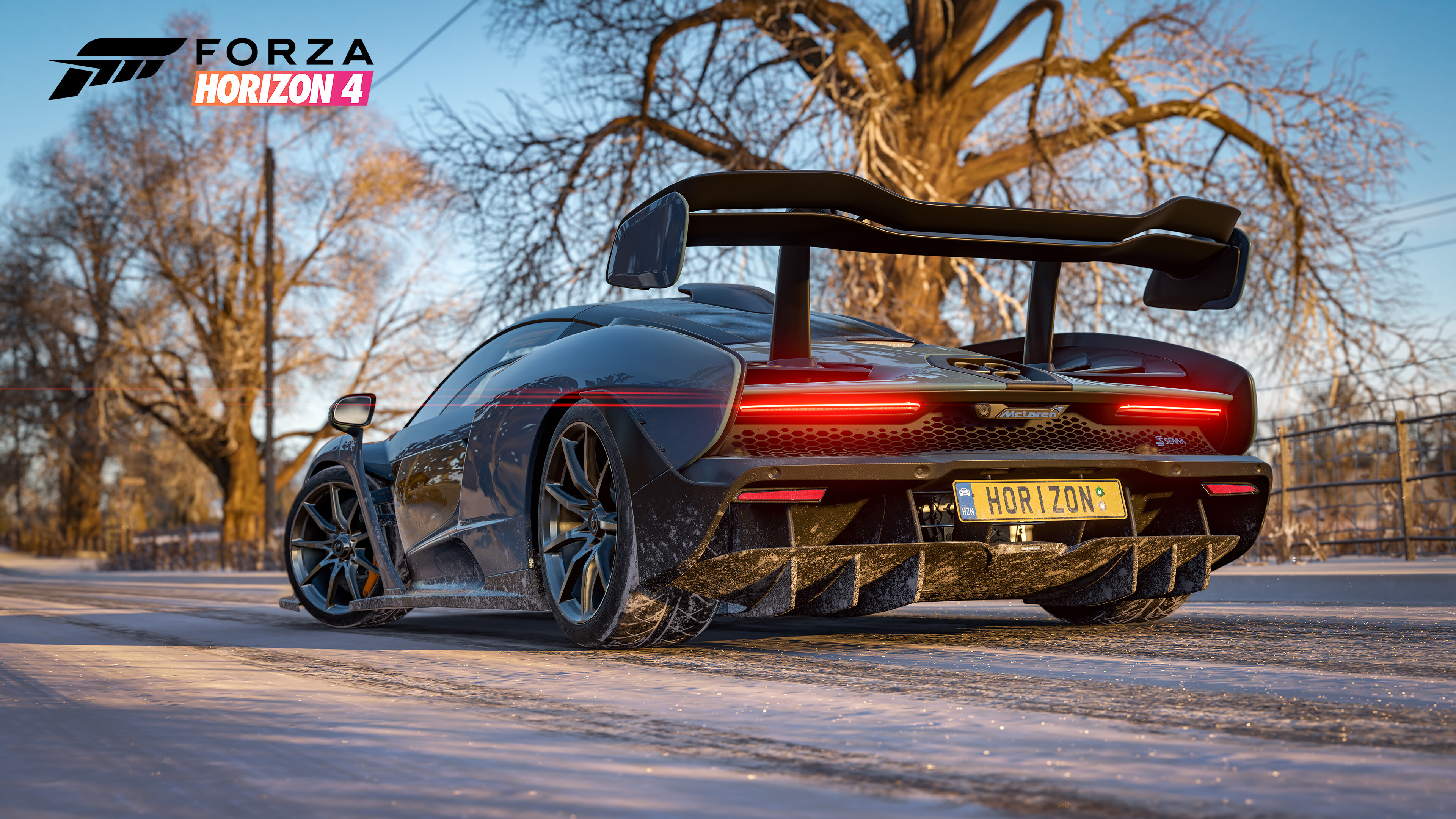 Forza Horizon 4, McLaren wallpapers, HD gaming visuals, Gaming backgrounds, 3840x2160 4K Desktop