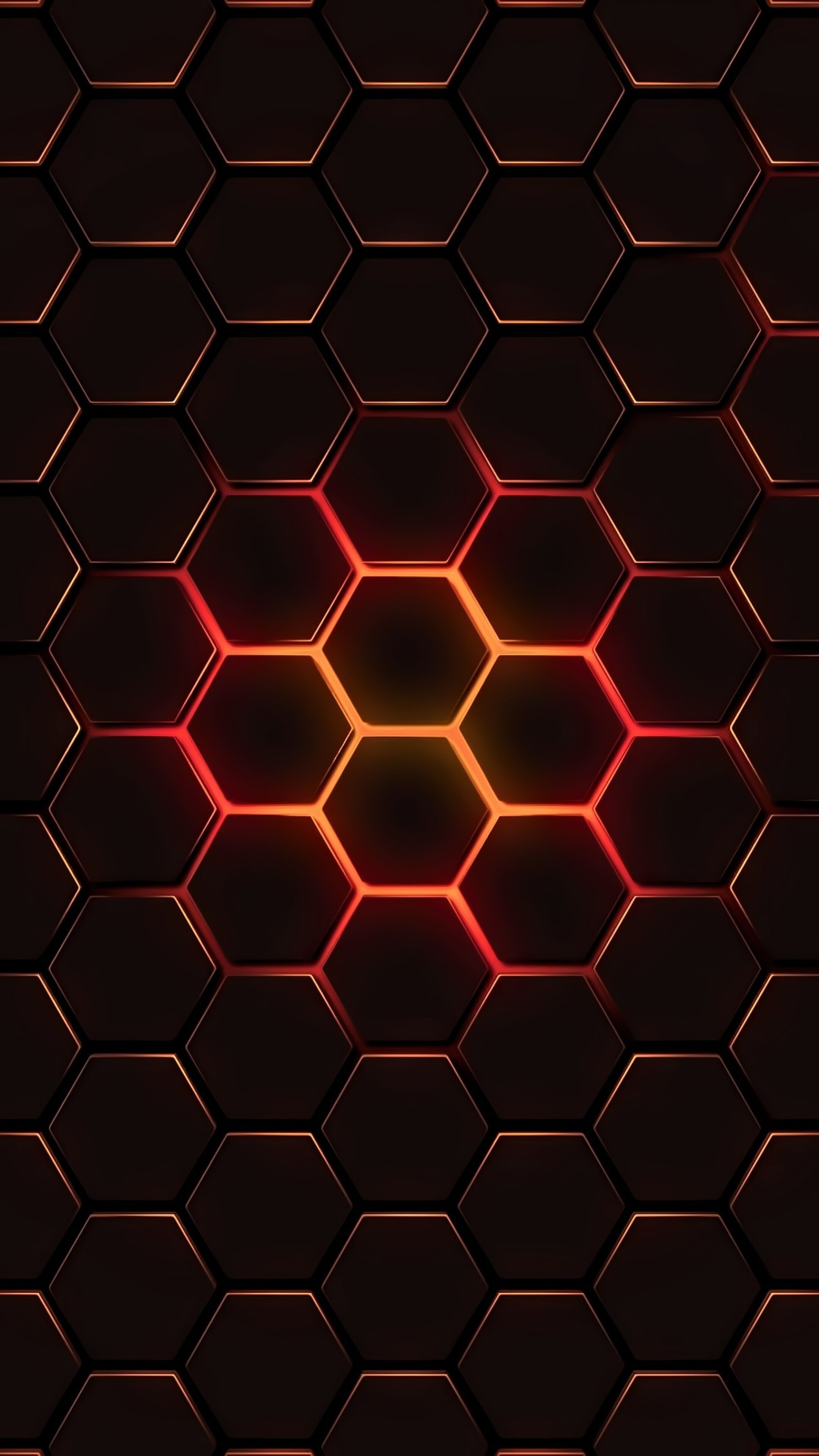 Hexagon Geometry, High Resolution, Sony Xperia Wallpapers, Abstract Art, 2160x3840 4K Phone