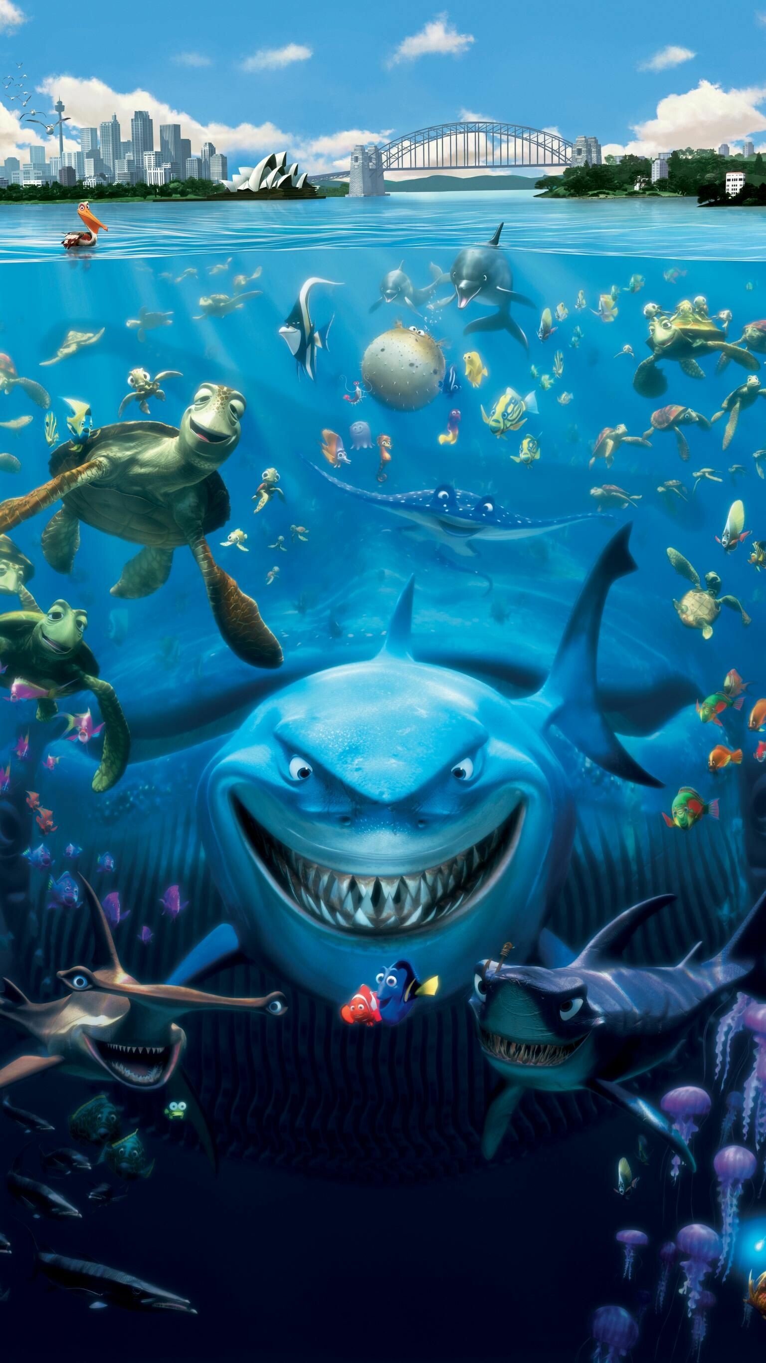 Finding Nemo, Phone wallpaper, Memorable scenes, Disney magic, 1540x2740 HD Phone