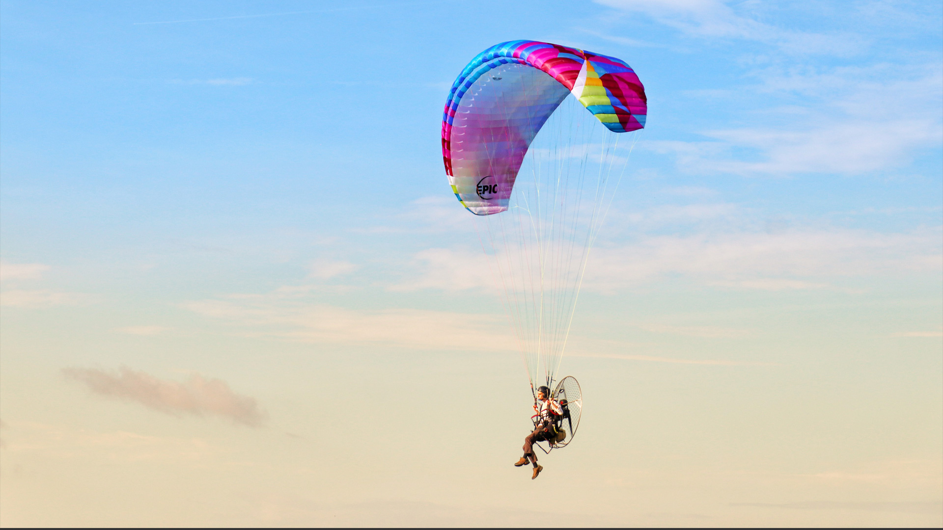 Paramotor images, Free download, Thrilling adventure, Sky-high excitement, 1920x1080 Full HD Desktop