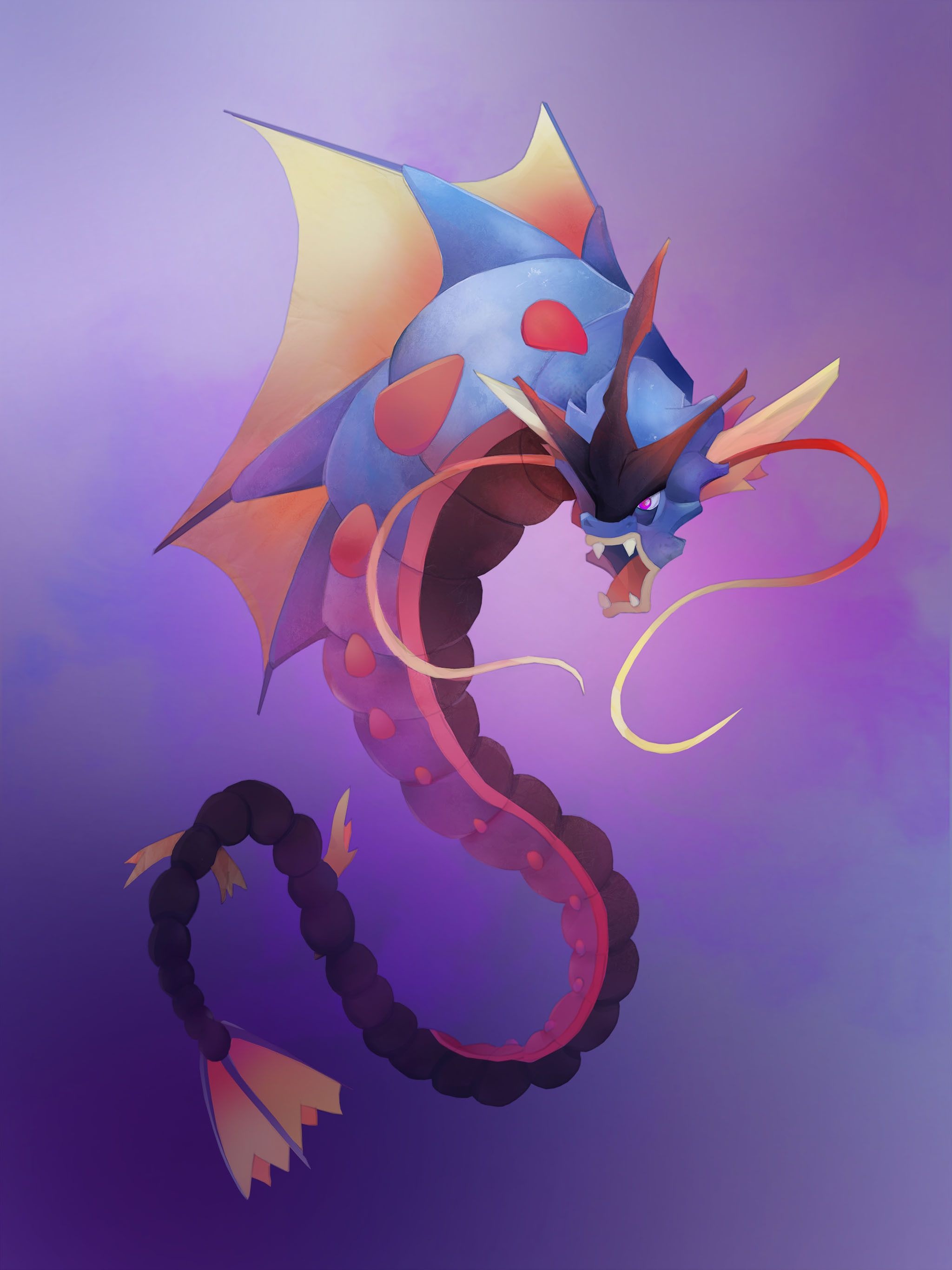 Mega Gyarados, Gyarados Wallpaper, 2050x2740 HD Phone