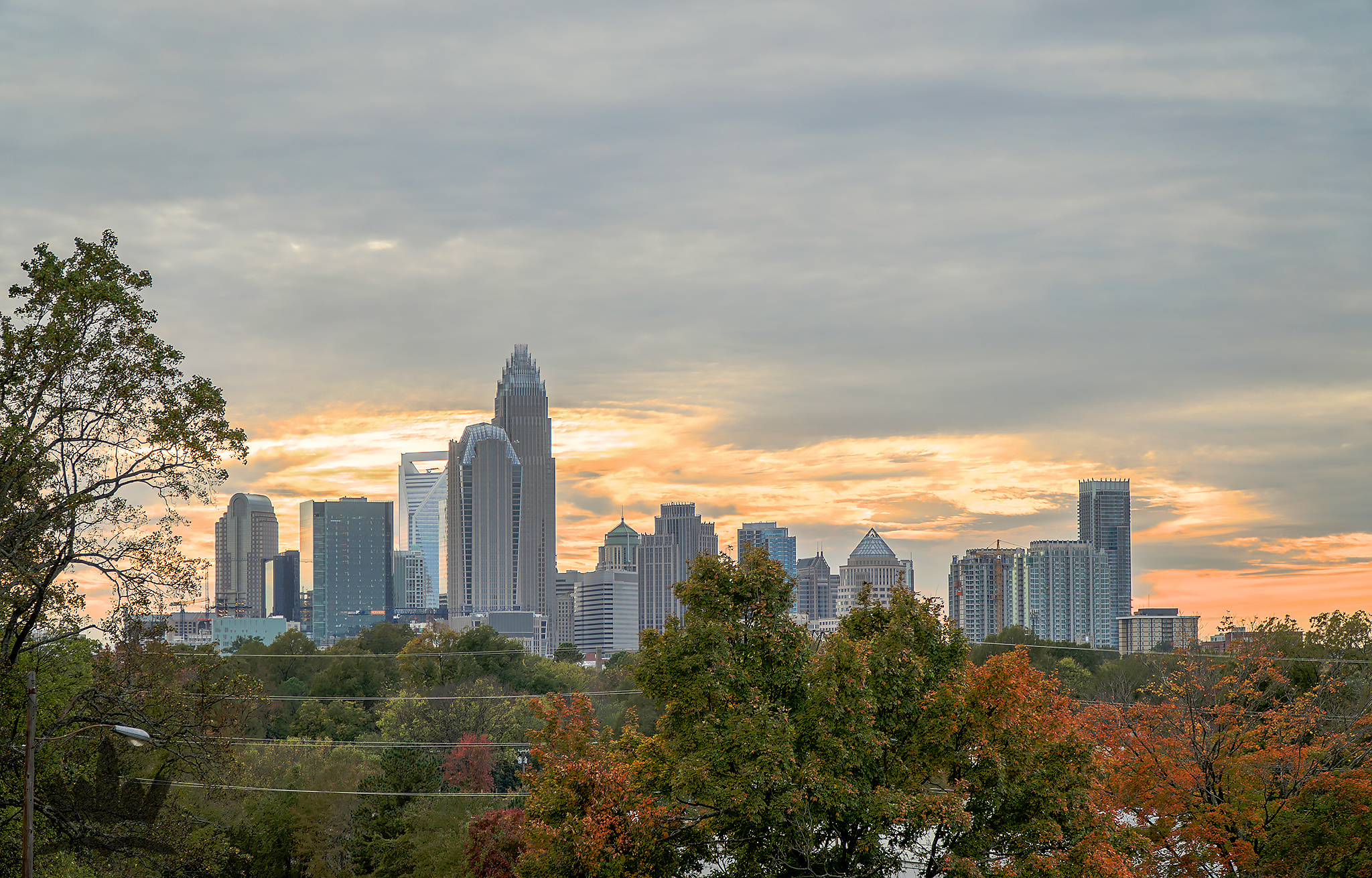 Charlotte skyline, NoDa neighborhood, HDR photography, Charlotte stories, 2050x1310 HD Desktop