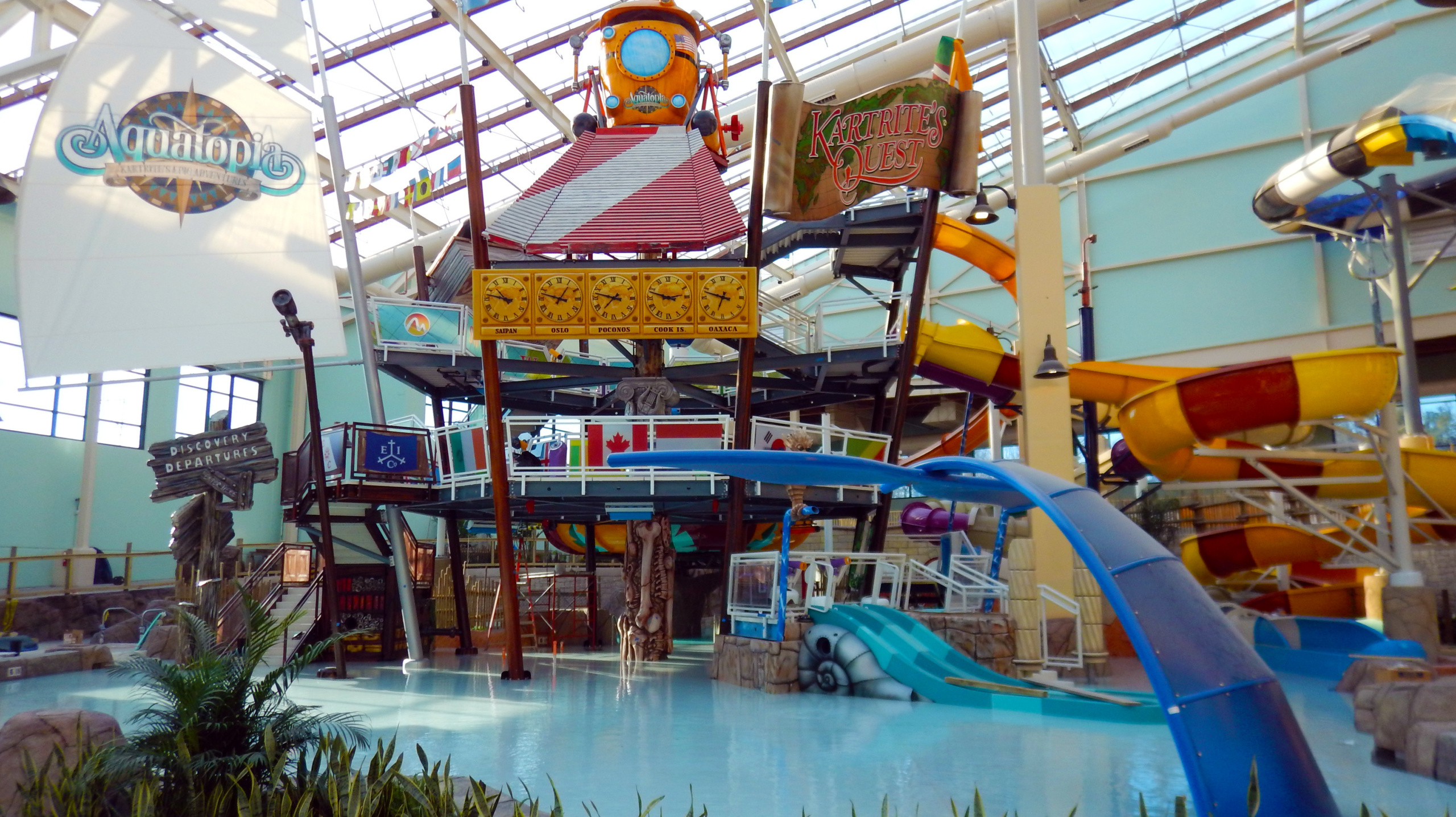 Aquatopia Tannersville, Waterpark Wallpaper, 2560x1440 HD Desktop