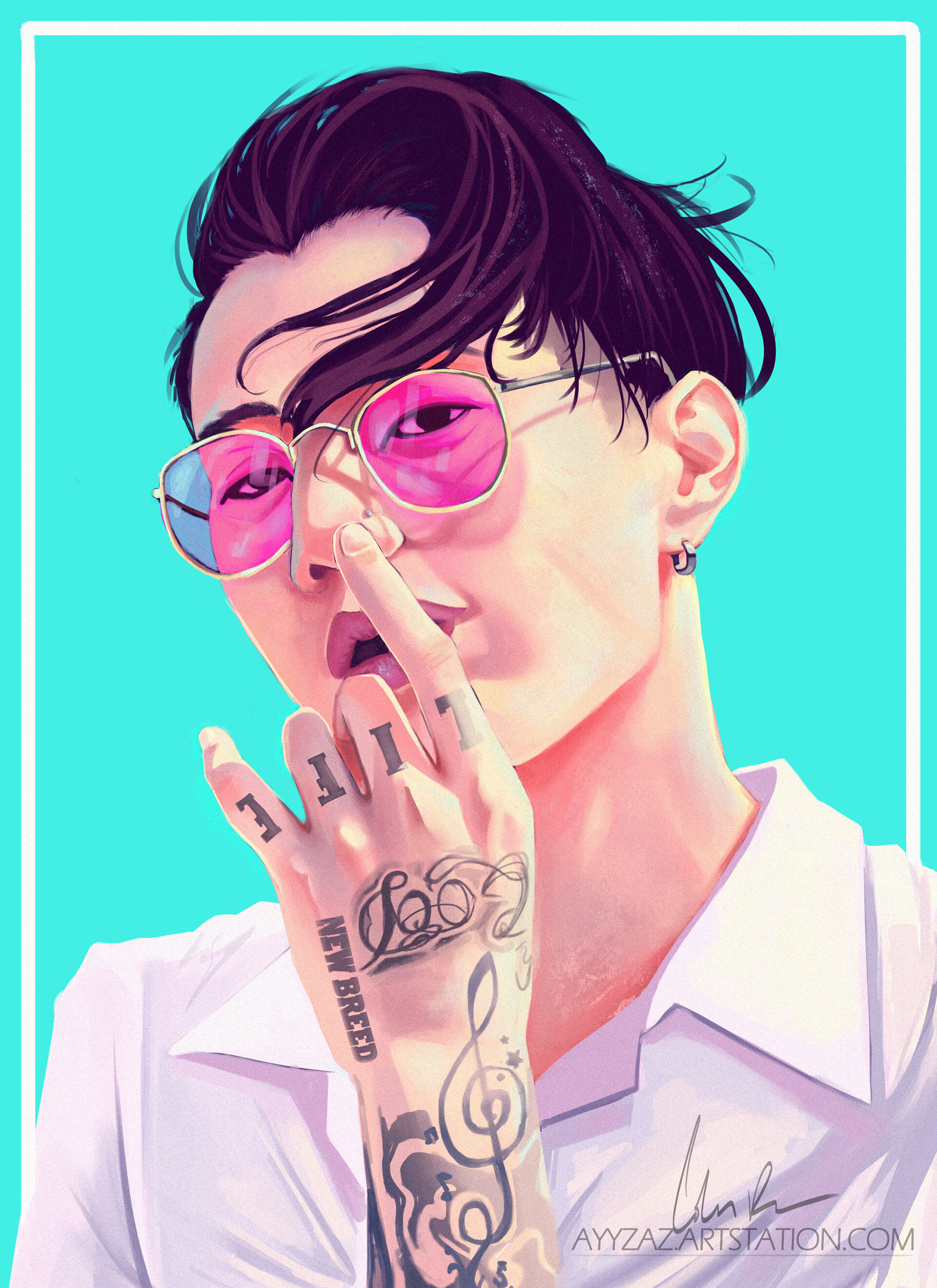 Jay Park, ArtStation, Digital Art, Music, 1920x2640 HD Phone