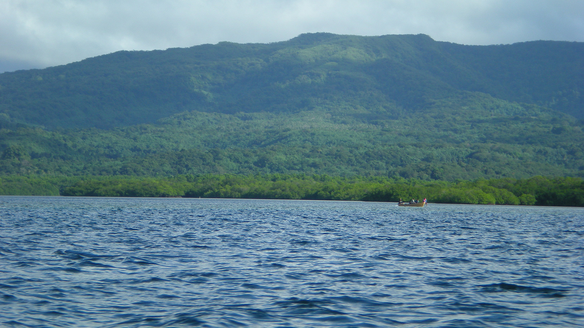 Micronesia, Pohnpei, Boat ride, Geological survey expedition, 1920x1080 Full HD Desktop