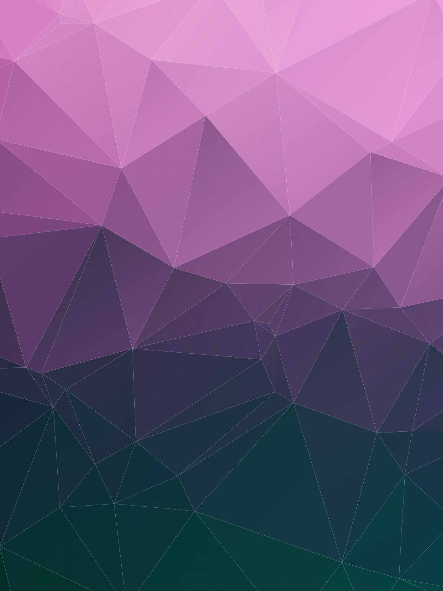 Polygon triangles, Geometric gradient, Abstract wallpaper, Creative composition, 1540x2050 HD Phone