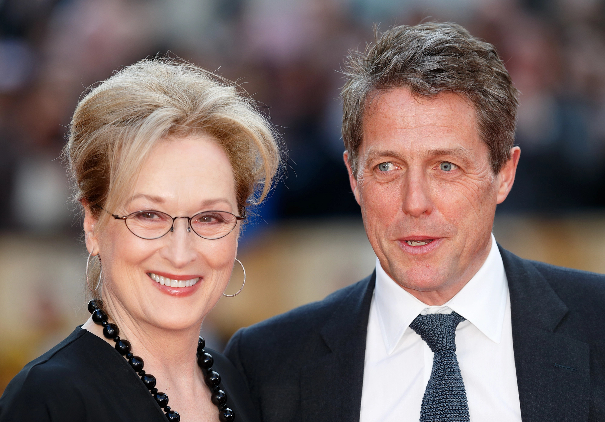 Hilarious Reddit AMA, Memorable interview moment, Hugh Grant and Meryl Streep, Comic timing, 2000x1400 HD Desktop