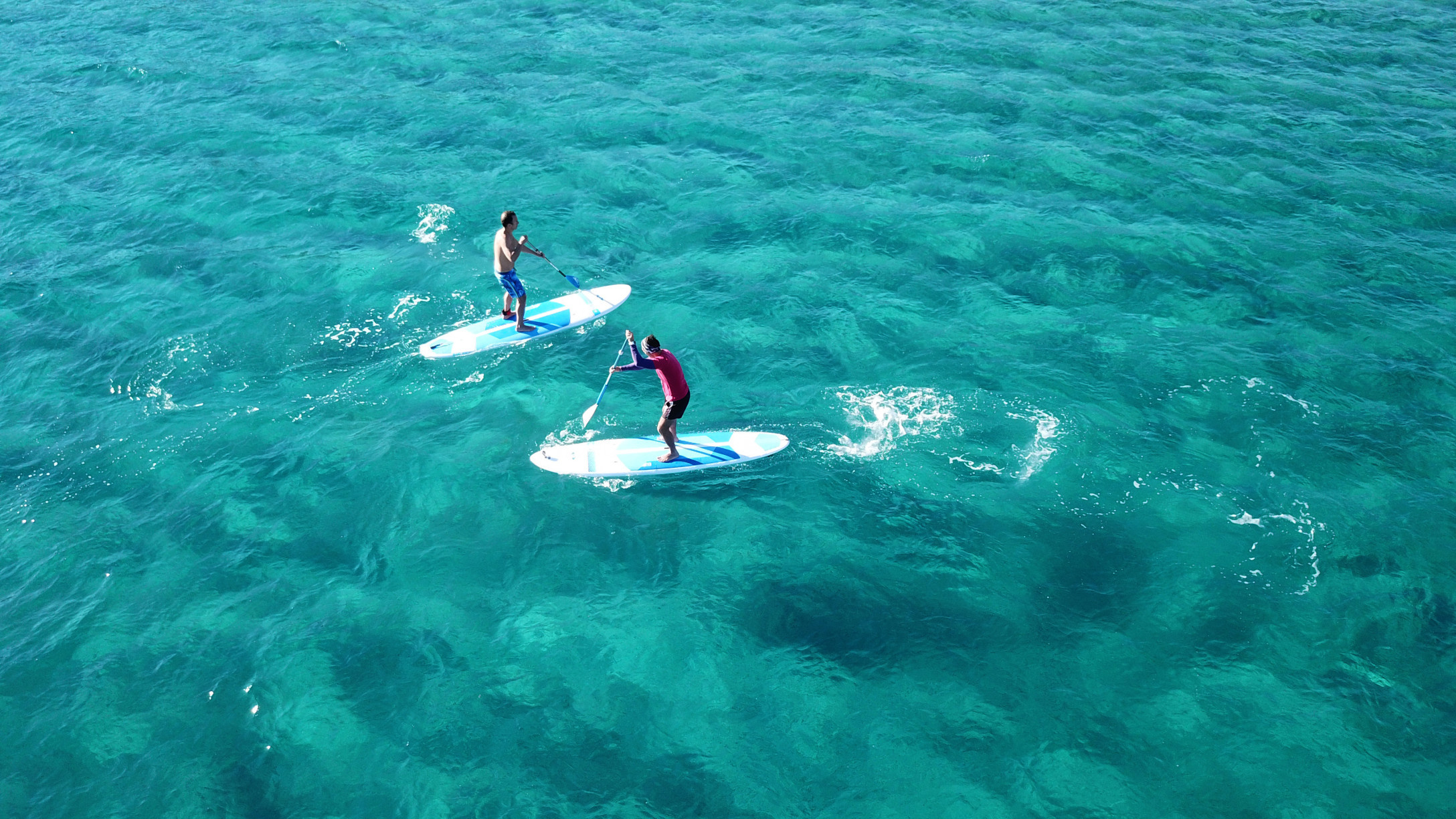 Intro lesson for stand up paddleboarding, Lanzarote location, Puerto del Carmen, Paddleboard experience, 2180x1230 HD Desktop