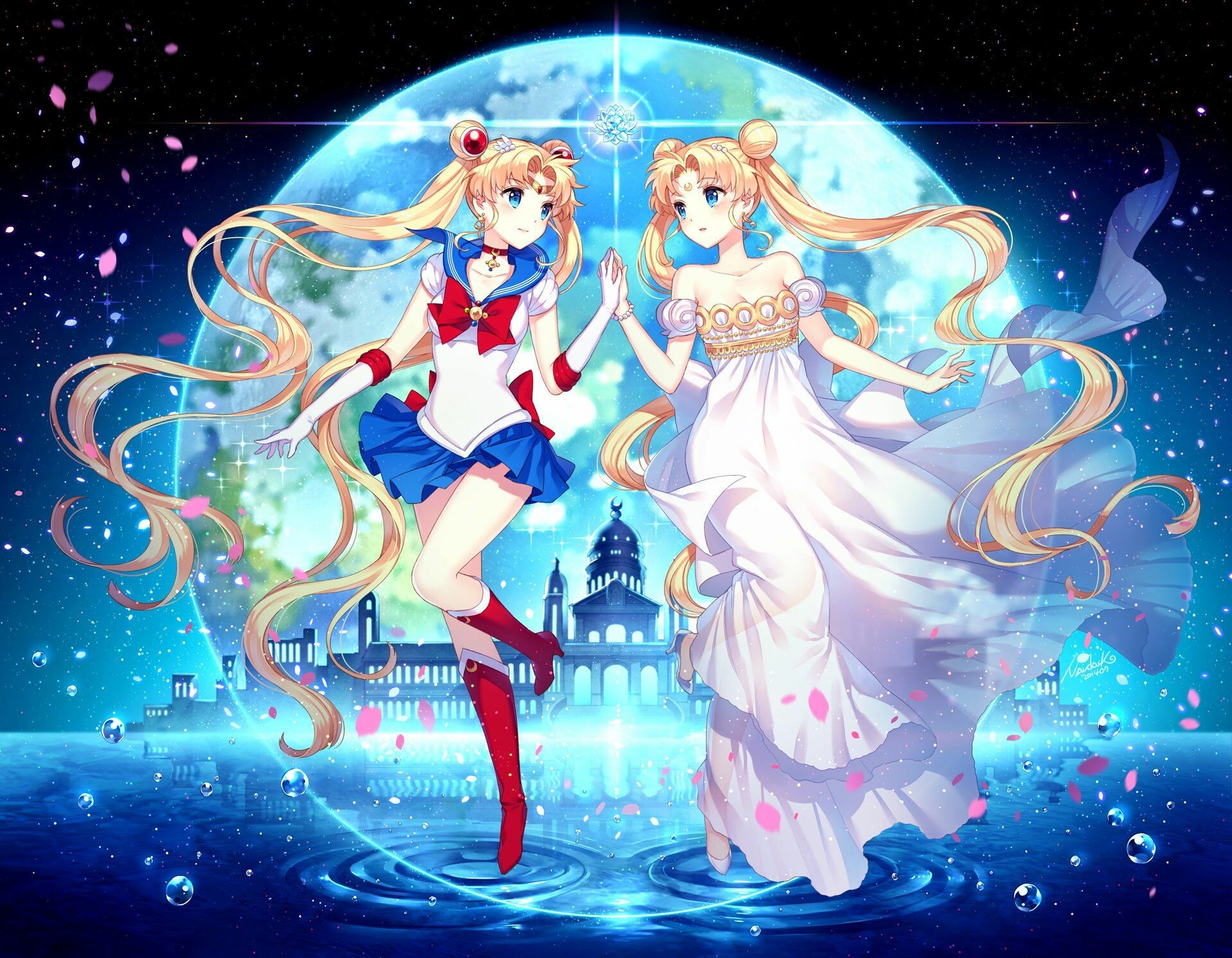 Sailor Moon Crystal, Shoujo anime, Magical transformations, Sailor Guardians, 1920x1500 HD Desktop