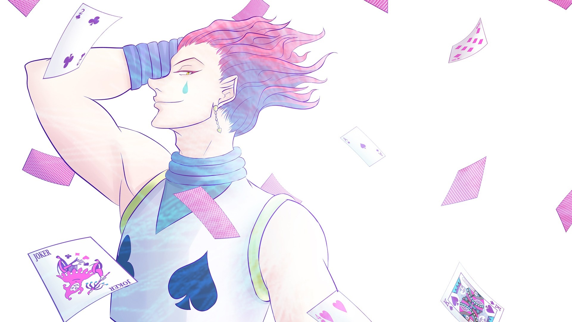 Hisoka, Hunter x Hunter, HD wallpaper, Impressive artwork, 1920x1080 Full HD Desktop