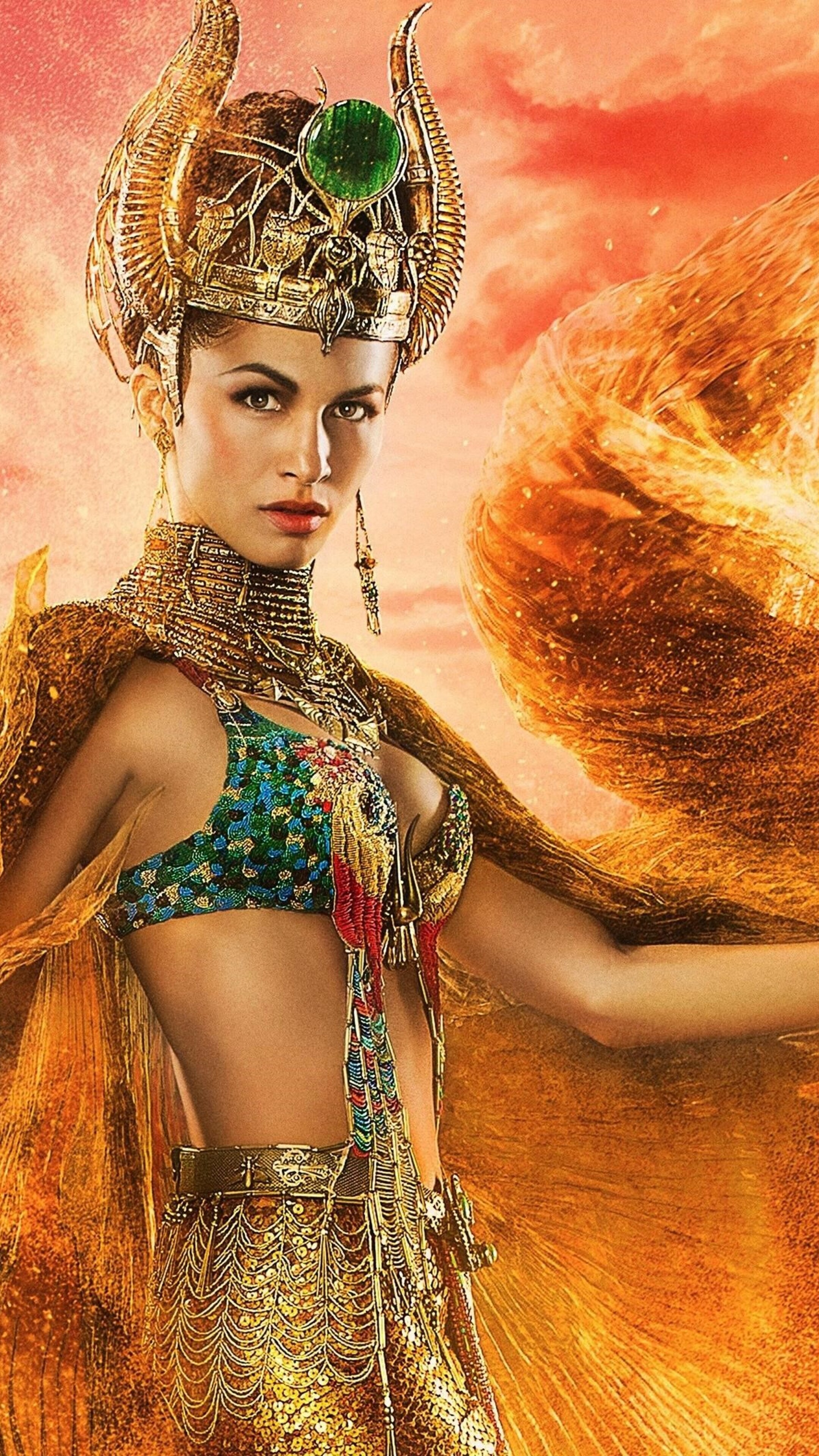 Gods of Egypt, Hathor, Sony Xperia, HD wallpapers, 2160x3840 4K Phone