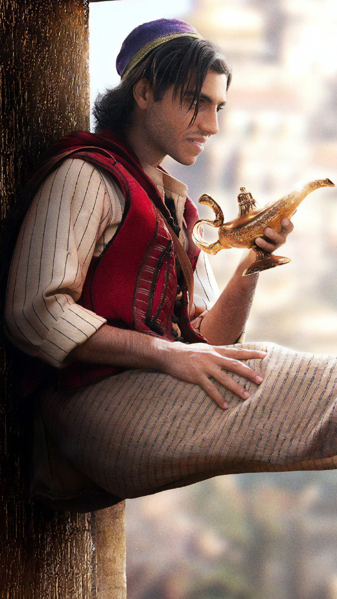 Mena Massoud movies, Aladdin 2019, Captivating performance, Memorable portrayal, 1080x1920 Full HD Phone