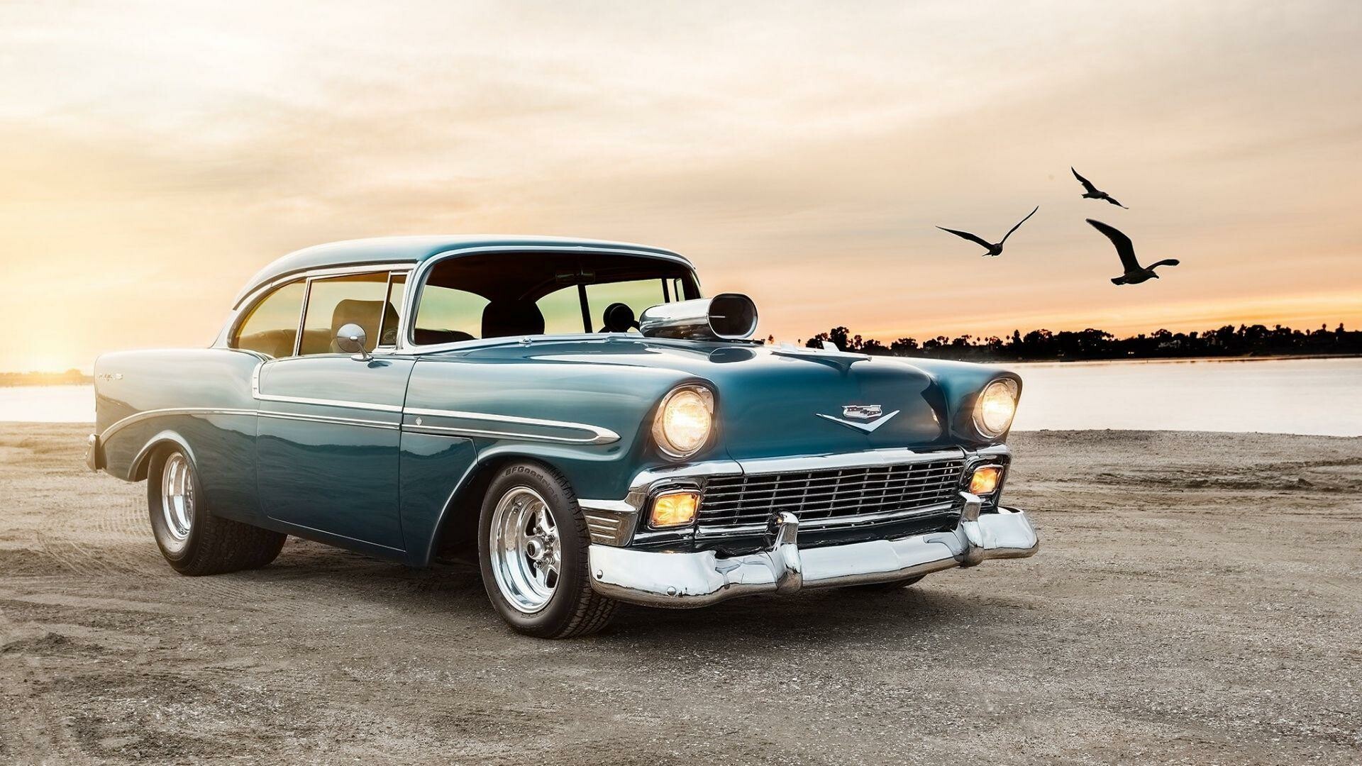 Old classic Chevrolet, wallpapers, 1920x1080 Full HD Desktop