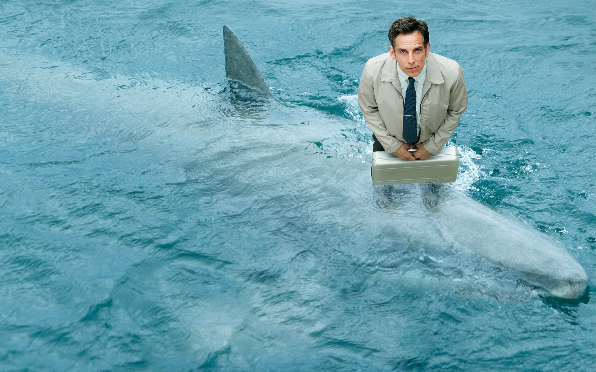 Shark scene, The Secret Life of Walter Mitty Wallpaper, 1920x1200 HD Desktop