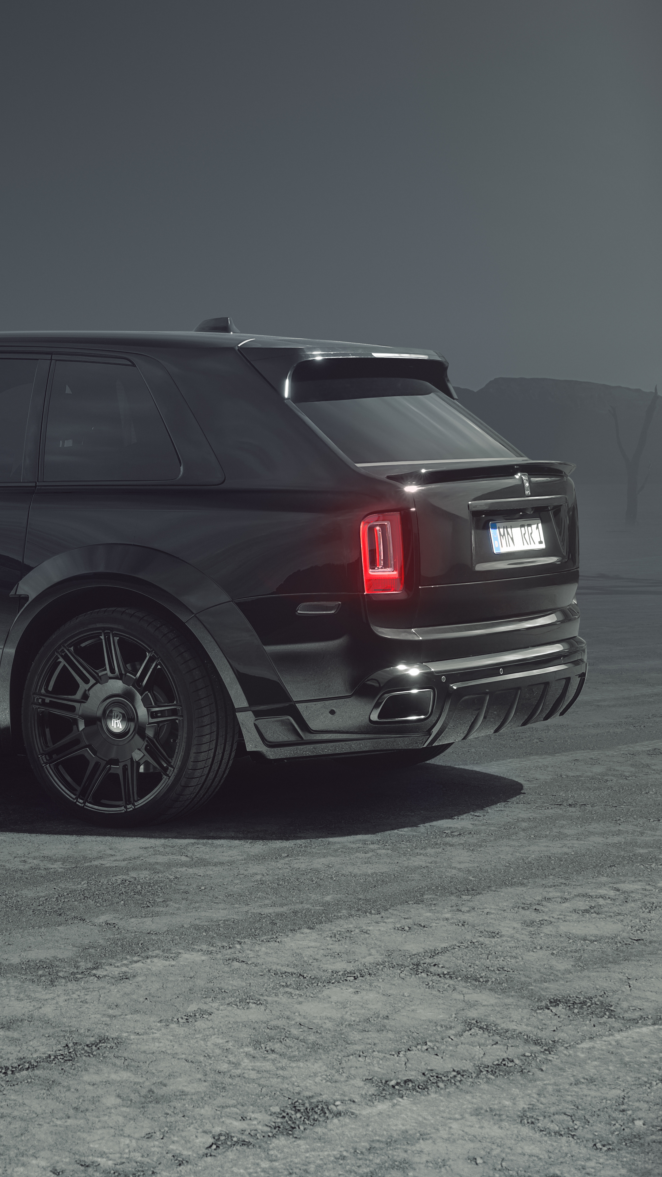 Rolls-Royce Cullinan, Black Badge, Sony Xperia, 2160x3840 4K Phone