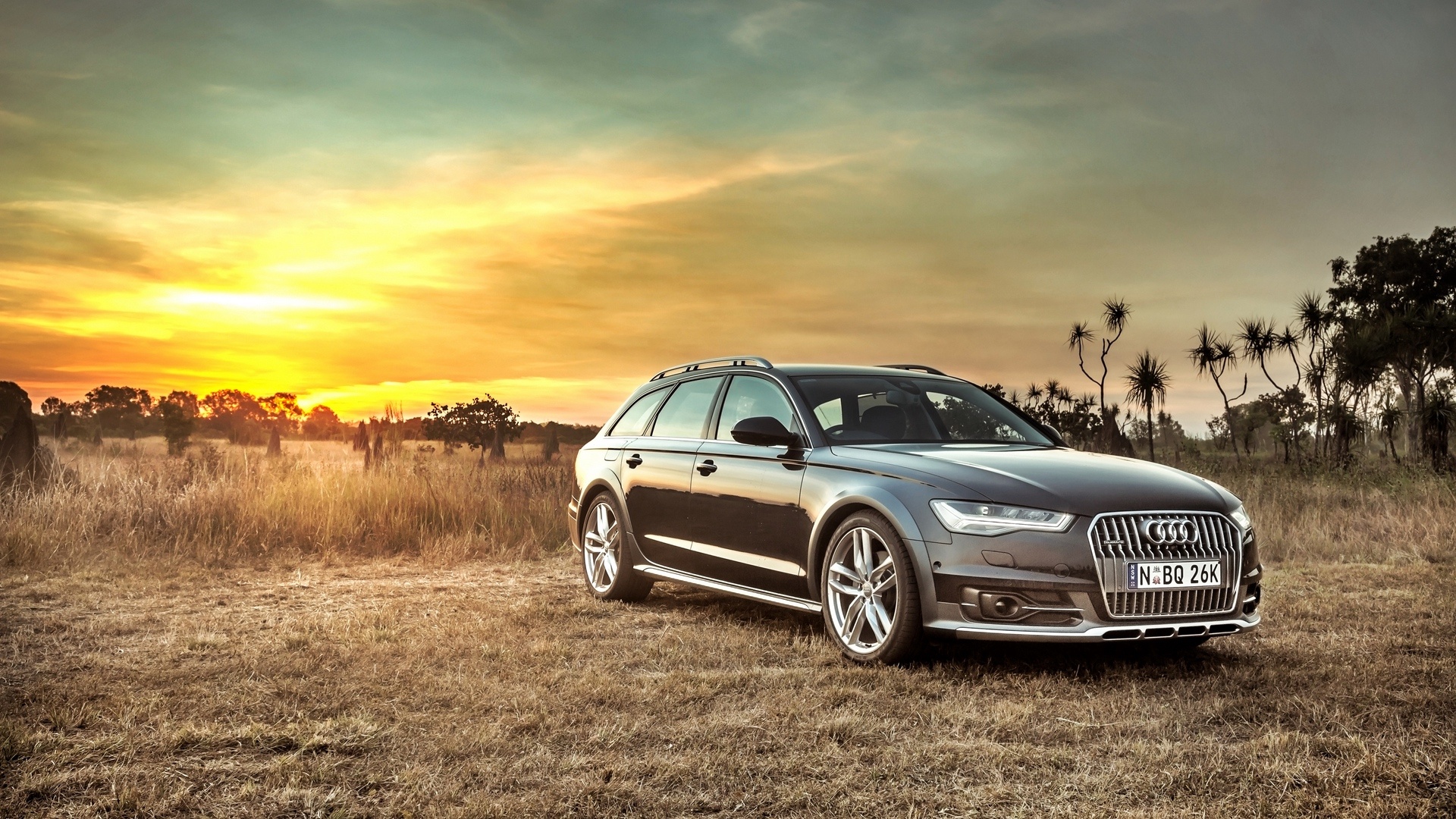 Audi A6 Allroad, Road side view, Download wallpaper, HQ resolution, 1920x1080 Full HD Desktop