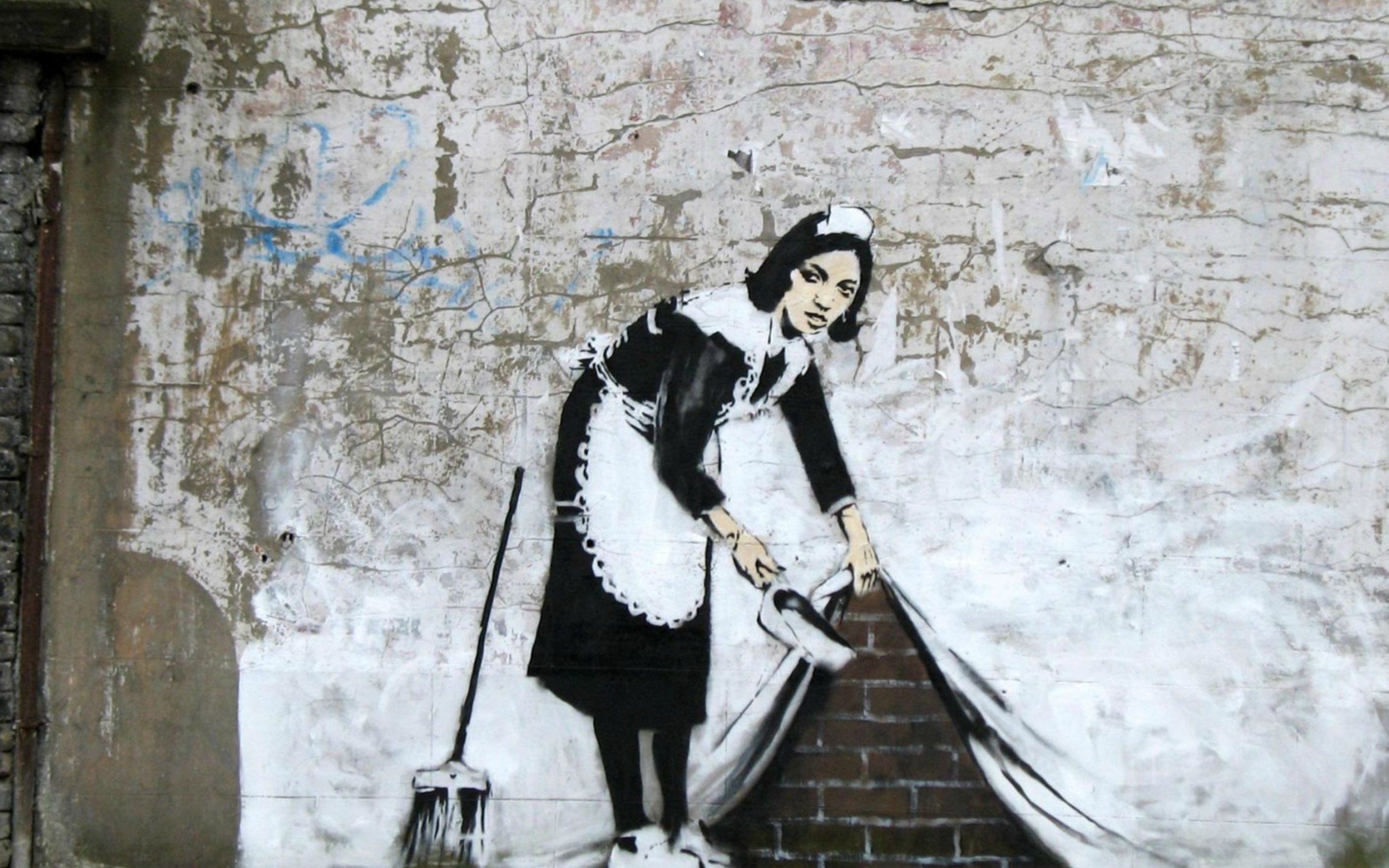 Sweep It Under The Carpet, Banksy Wallpaper, 2820x1760 HD Desktop