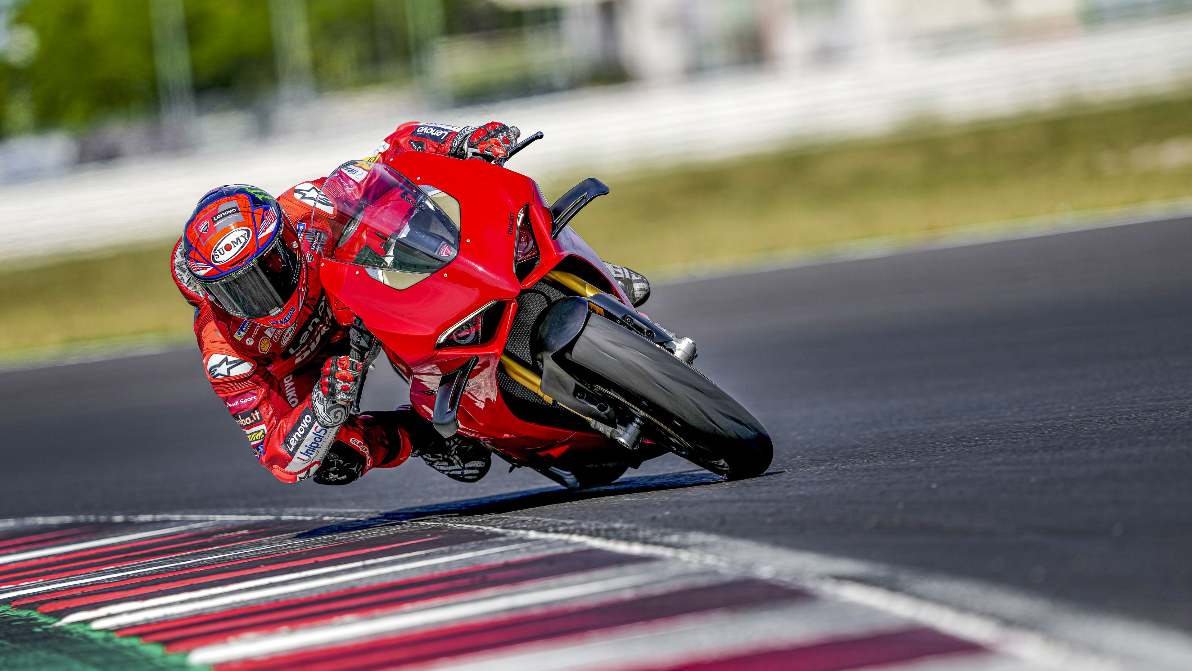 Race, Ducati Panigale V4 Wallpaper, 3840x2160 4K Desktop