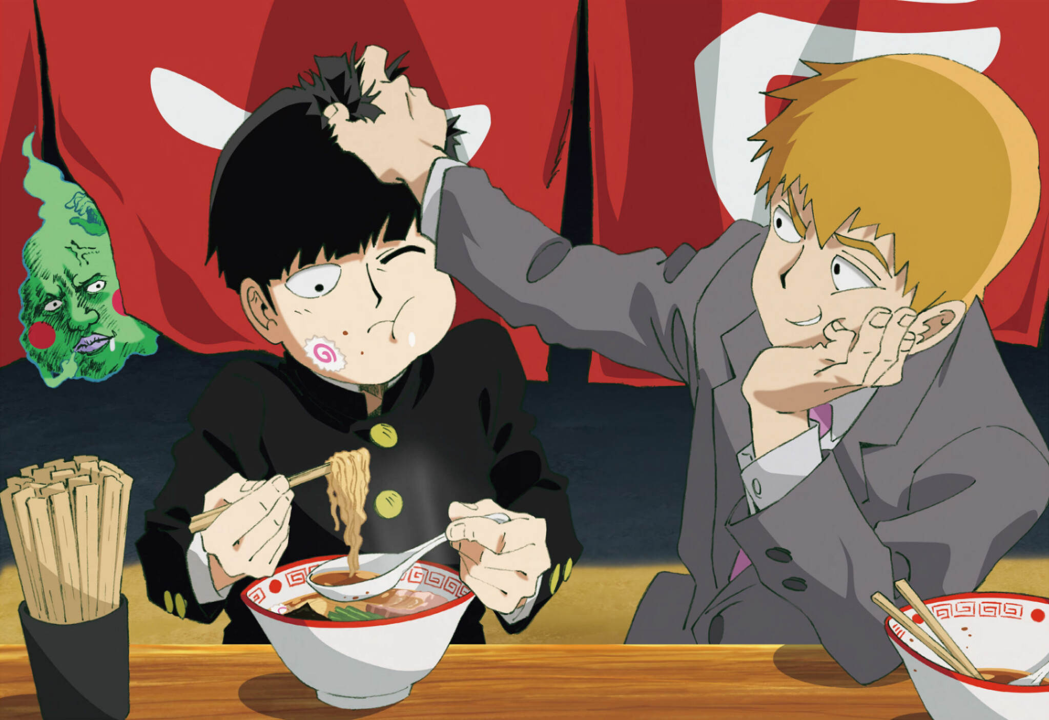 Shigeo and Reigen, Mob Psycho 100 Wallpaper, 2050x1410 HD Desktop