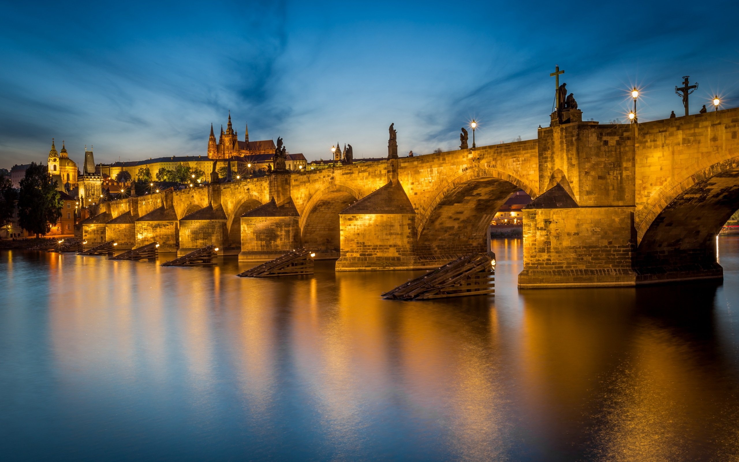 Charles Bridge, Prague Wallpaper, 2560x1600 HD Desktop