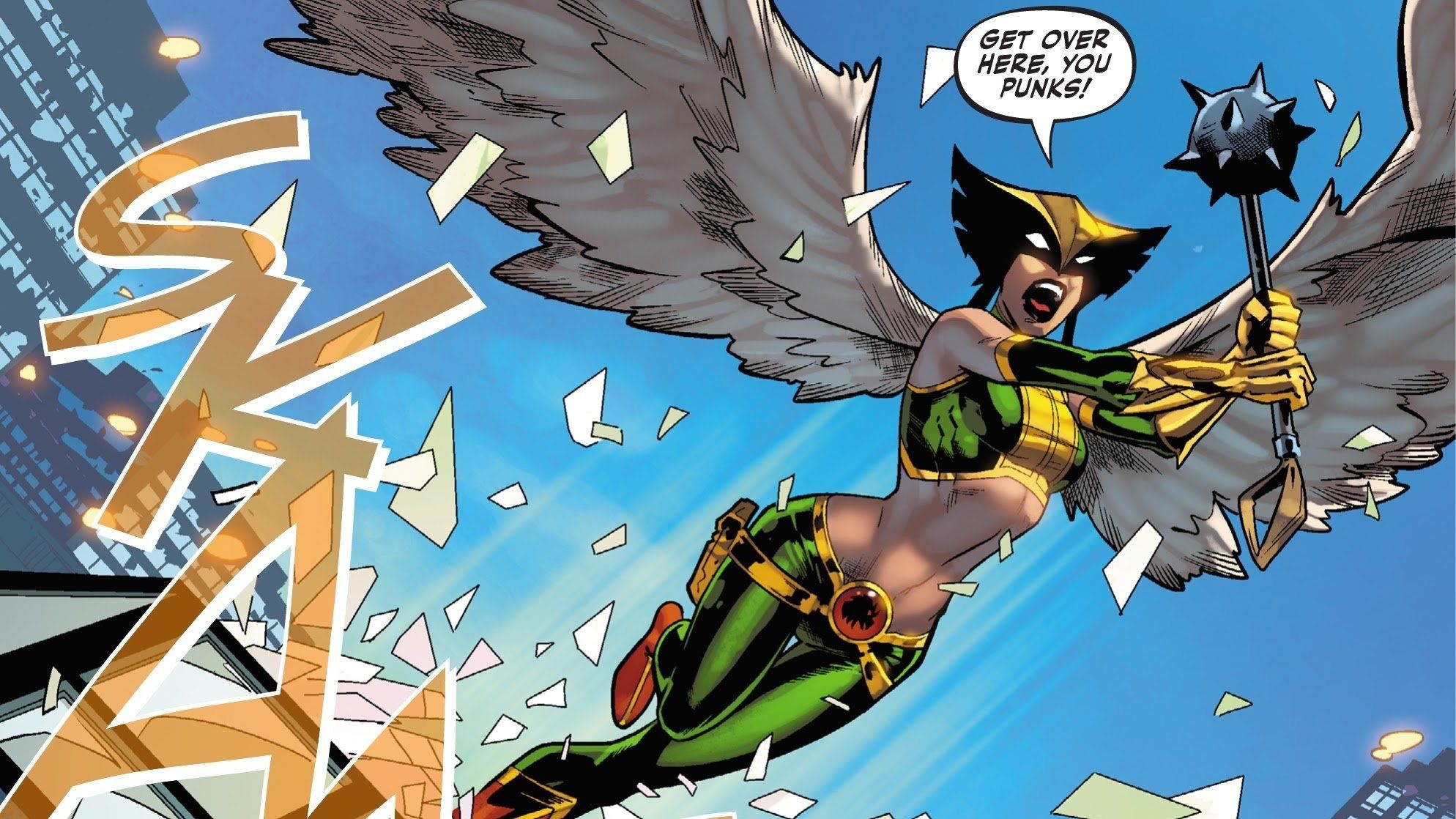 Hawkgirl, Hawkwoman, Comics inspiration, DC Comics universe, 1990x1120 HD Desktop