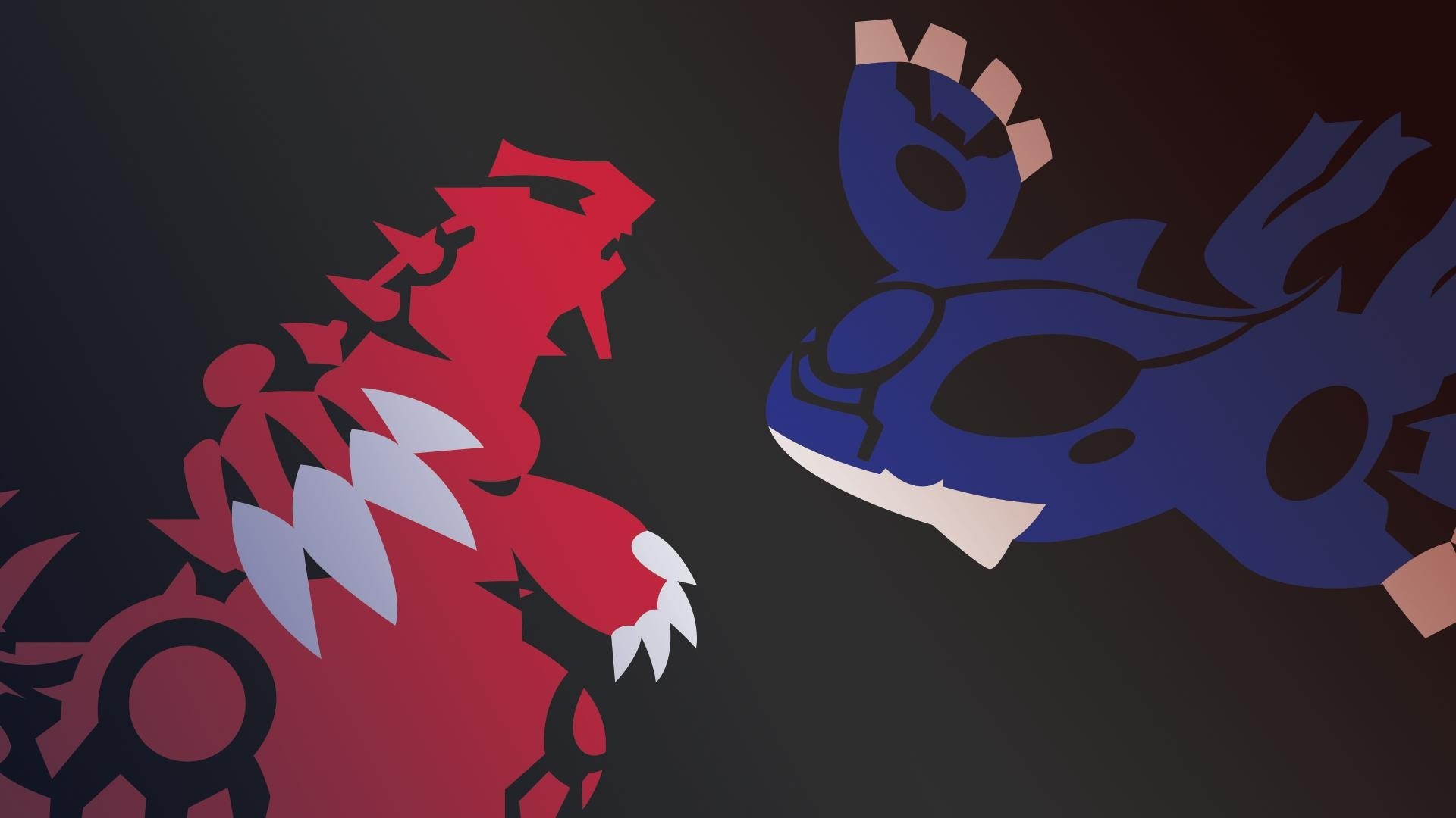 Kyogre (Anime), Pokemon video games, Primal Groudon, 1920x1080 Full HD Desktop