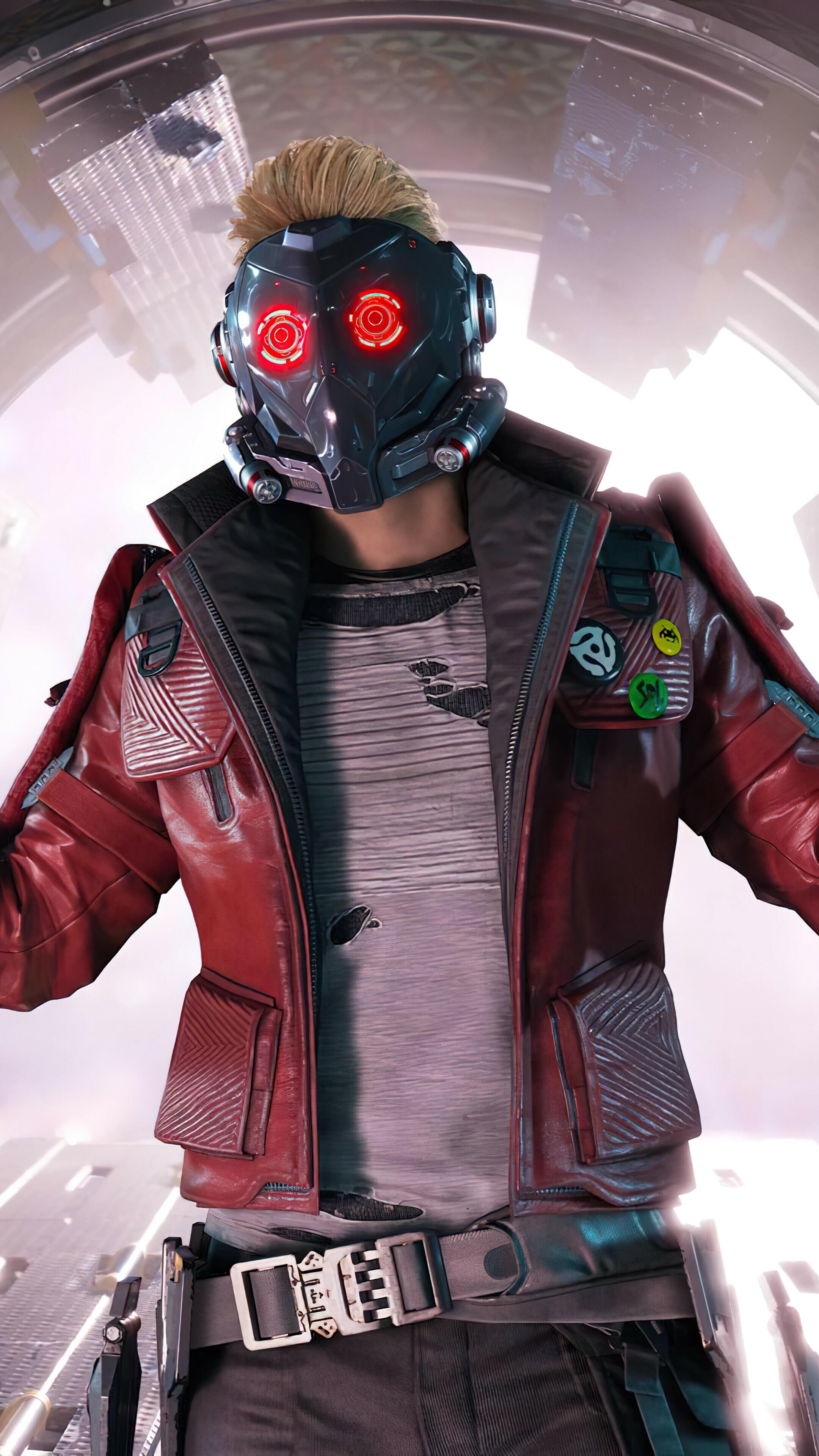 Star-Lord's heroics, Guardians of the Galaxy, Marvel gaming, 4K action, 2160x3840 4K Phone