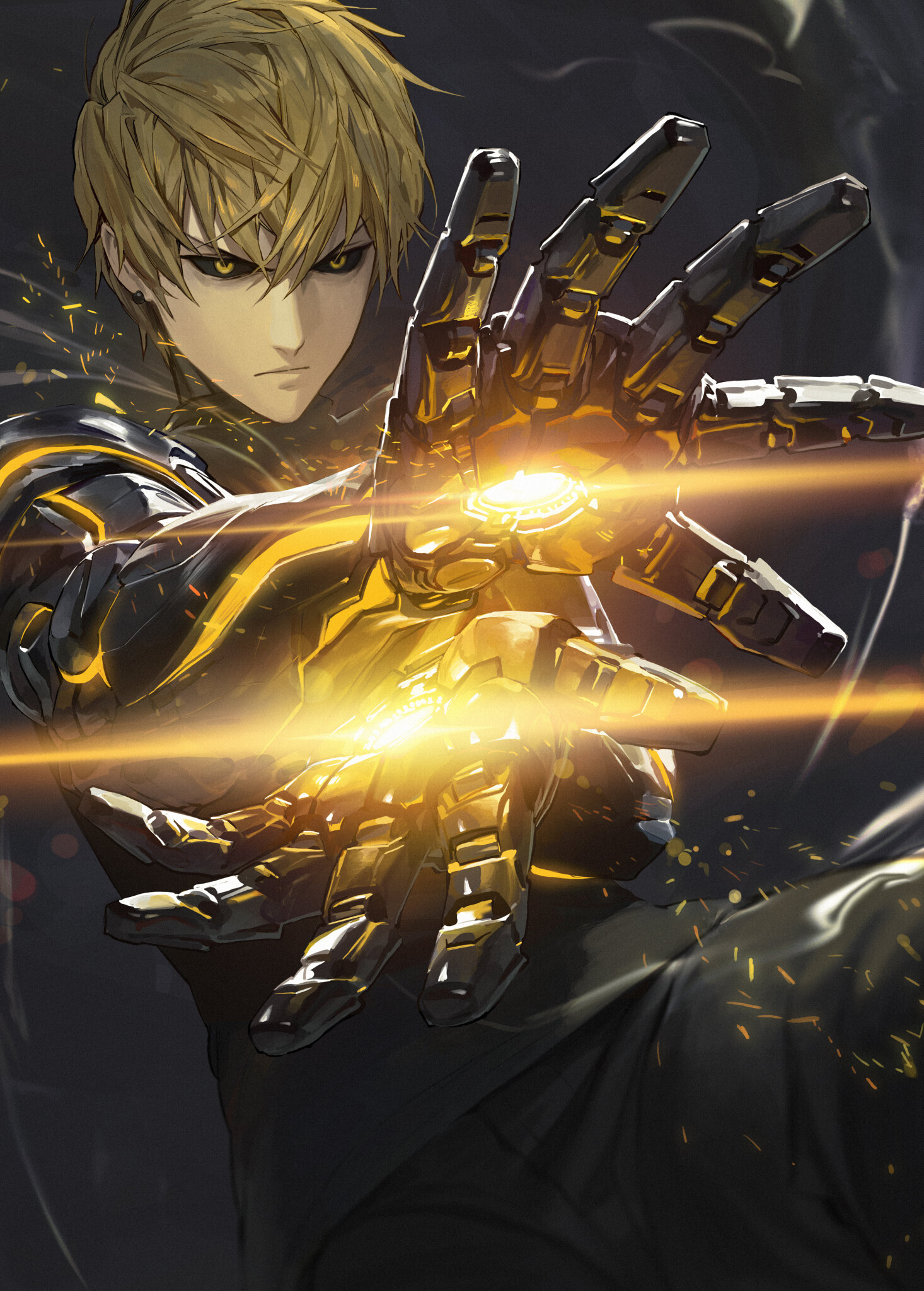 Genos, One-Punch Man Wallpaper, 1470x2050 HD Phone