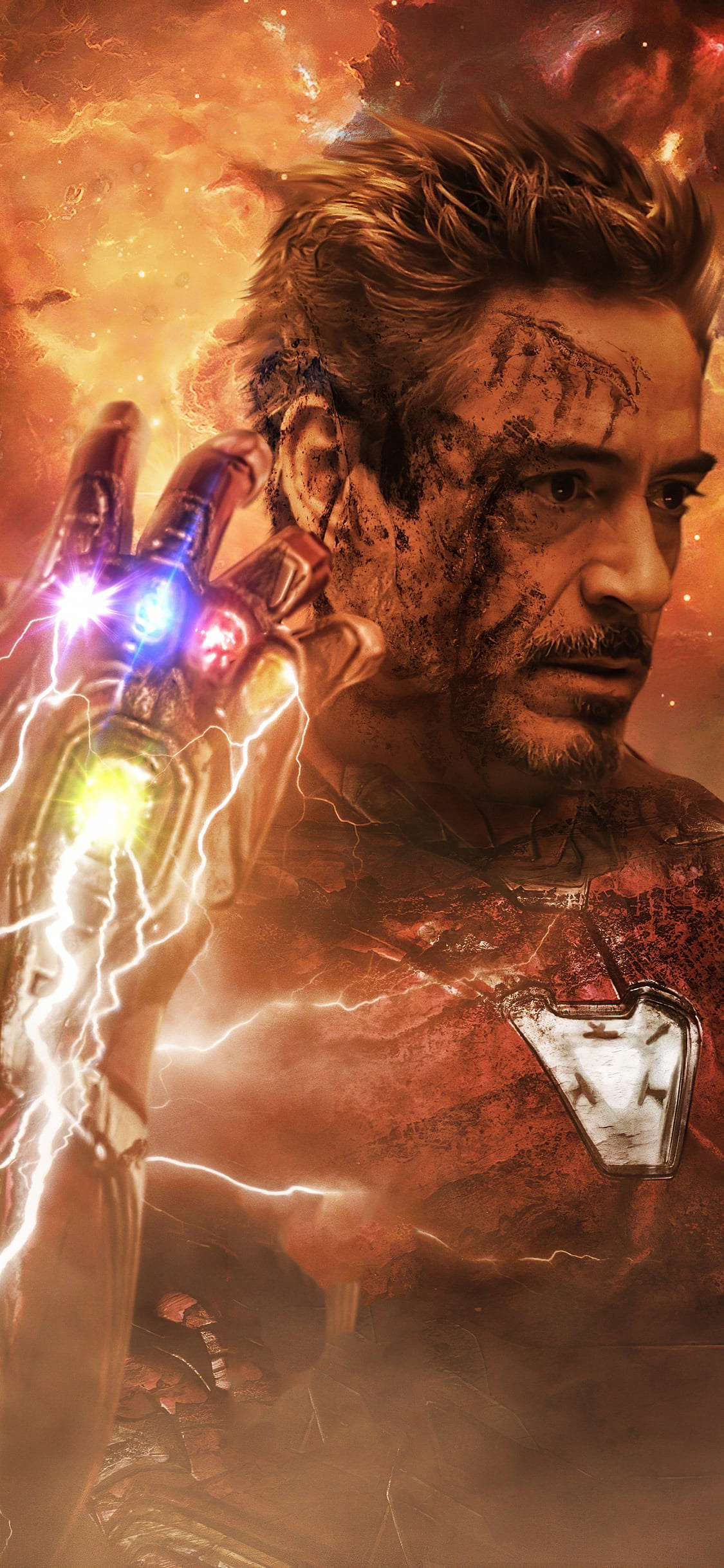 Tony Stark, Iron Man Wallpaper, 1130x2440 HD Phone