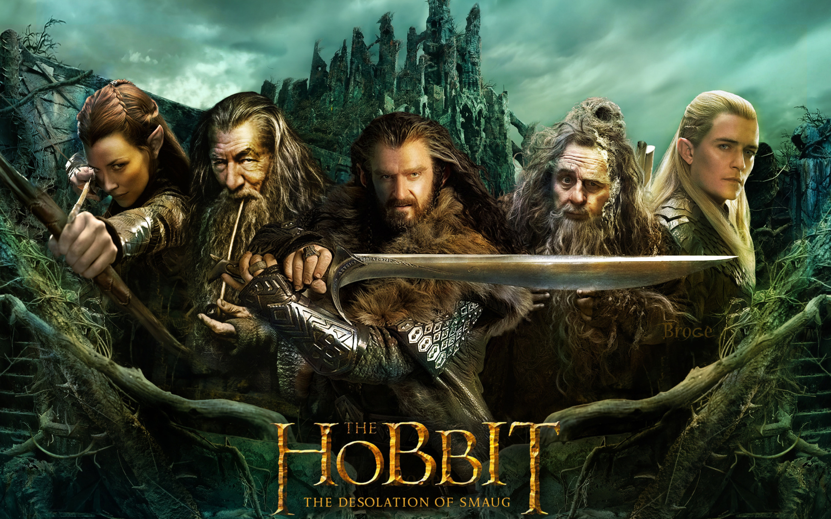 Desolation of Smaug, 2 wallpaper, Movie wallpapers, Movie, 2880x1800 HD Desktop