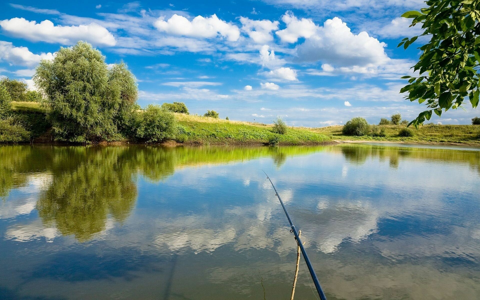 Lake fishing, Fishing Wallpaper, 1920x1200 HD Desktop