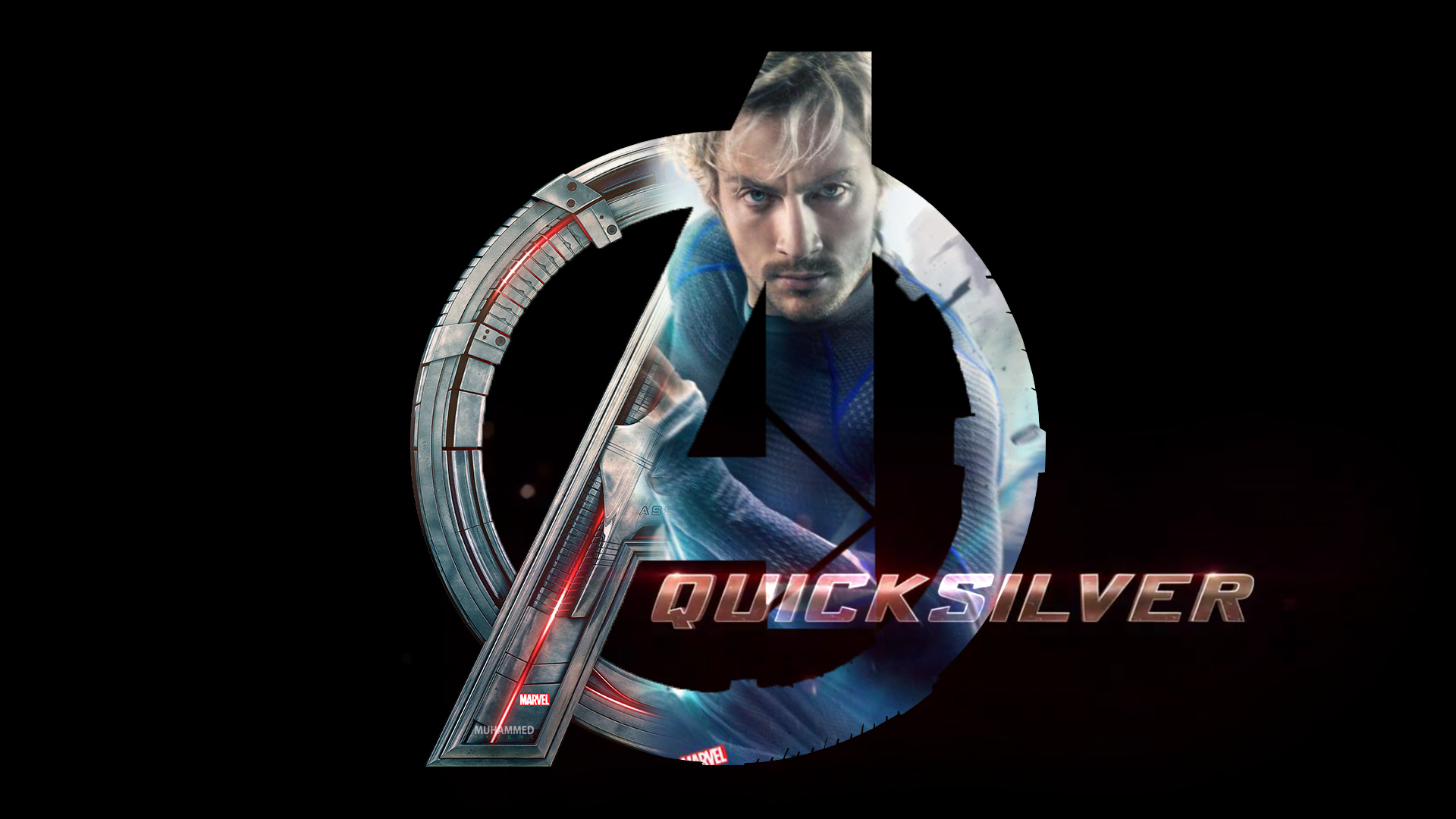 Pietro Maximoff, Quicksilver Marvel wallpaper, Comic book art, Superhero background, 1920x1080 Full HD Desktop