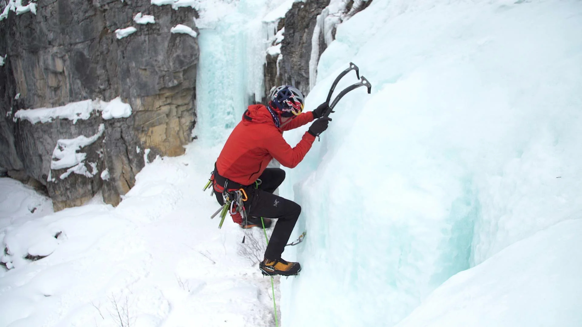 Ice climbing with Will Gadd, V threads, Sharpening tools, Climbing technique, 1920x1080 Full HD Desktop