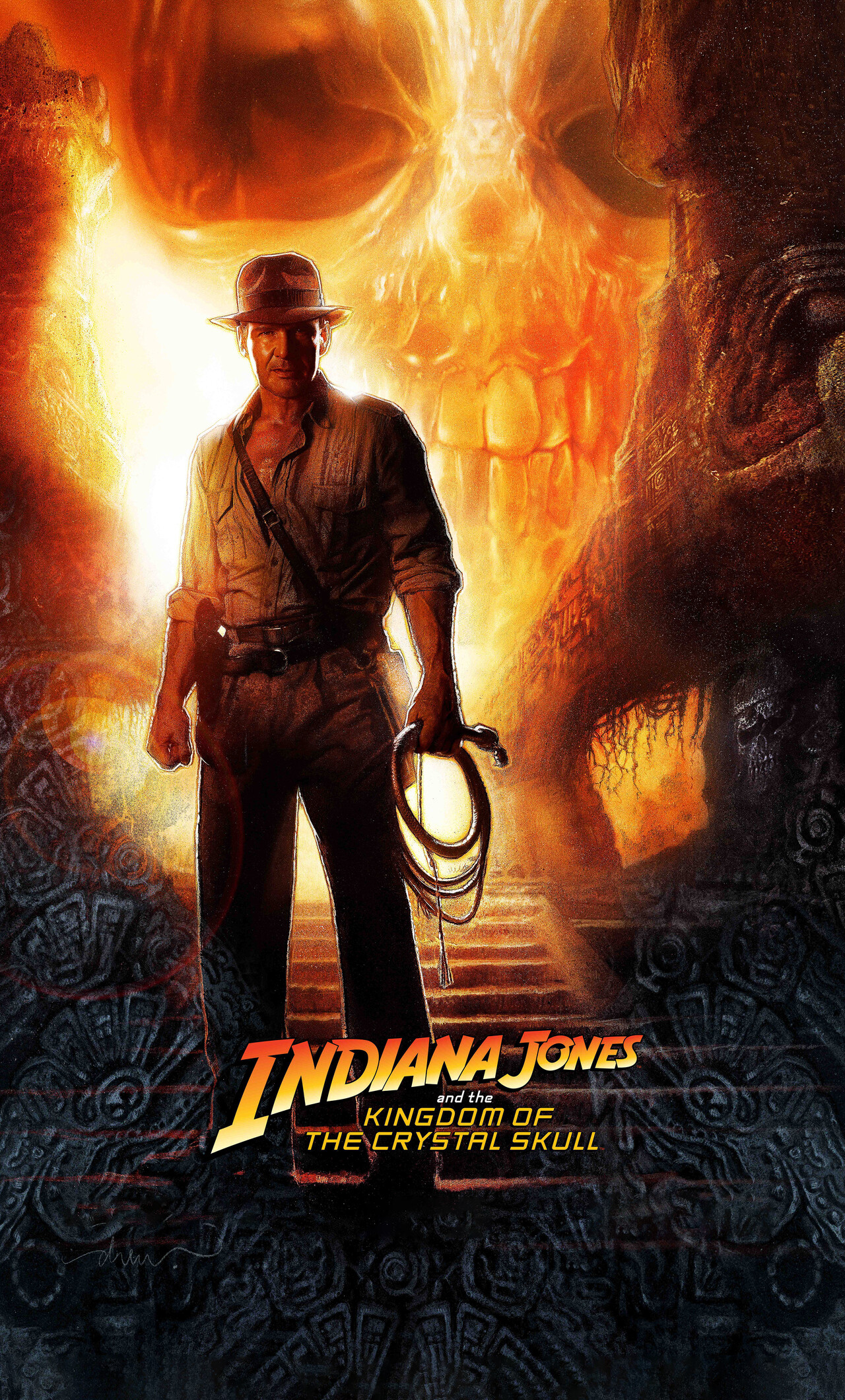 The Kingdom of the Crystal Skull, Indiana Jones Wallpaper, 1280x2120 HD Phone