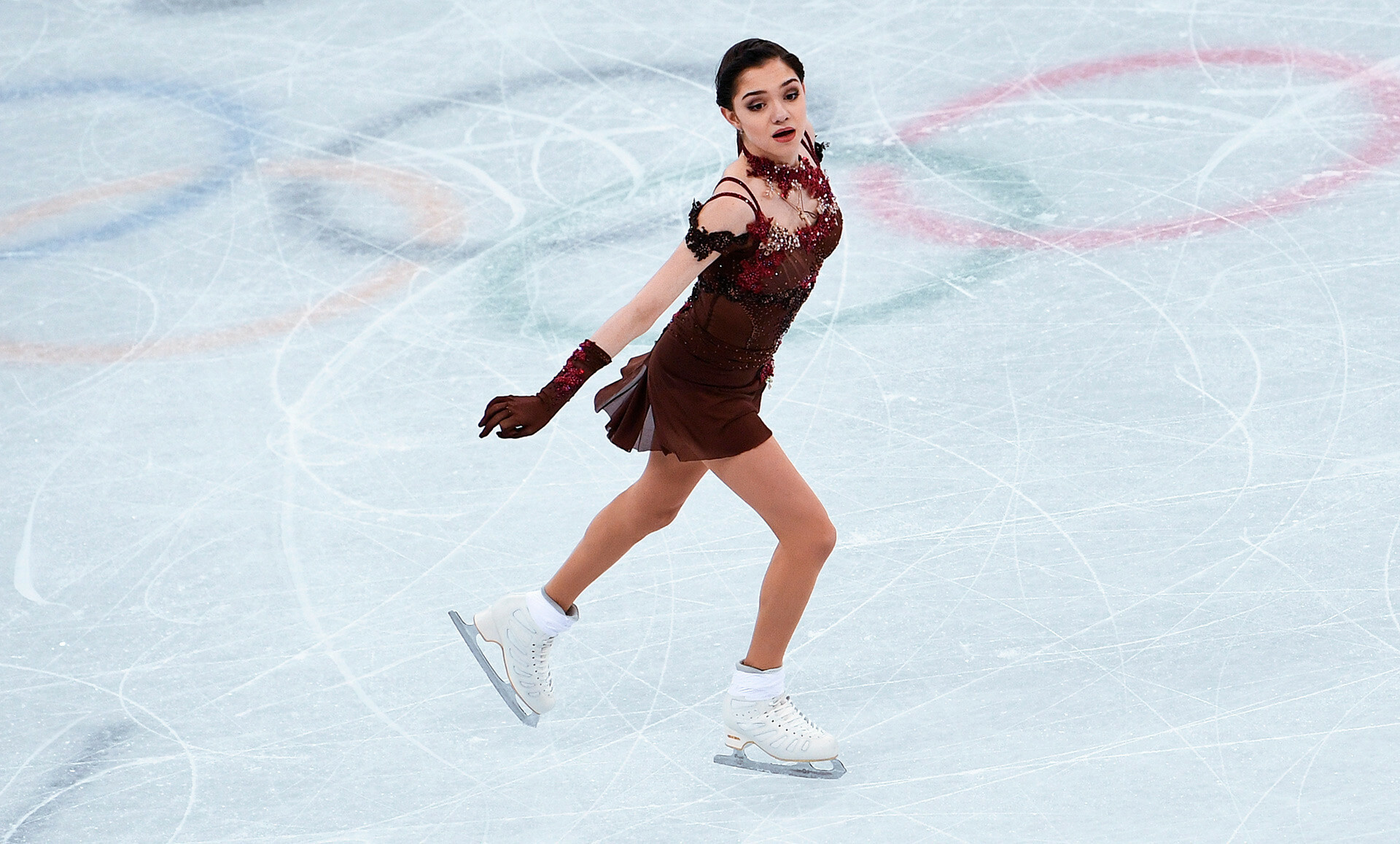 Evgenia Medvedeva, Russian Olympic athletes, 2018 Winter Games, Unexpected medal haul, 1920x1160 HD Desktop