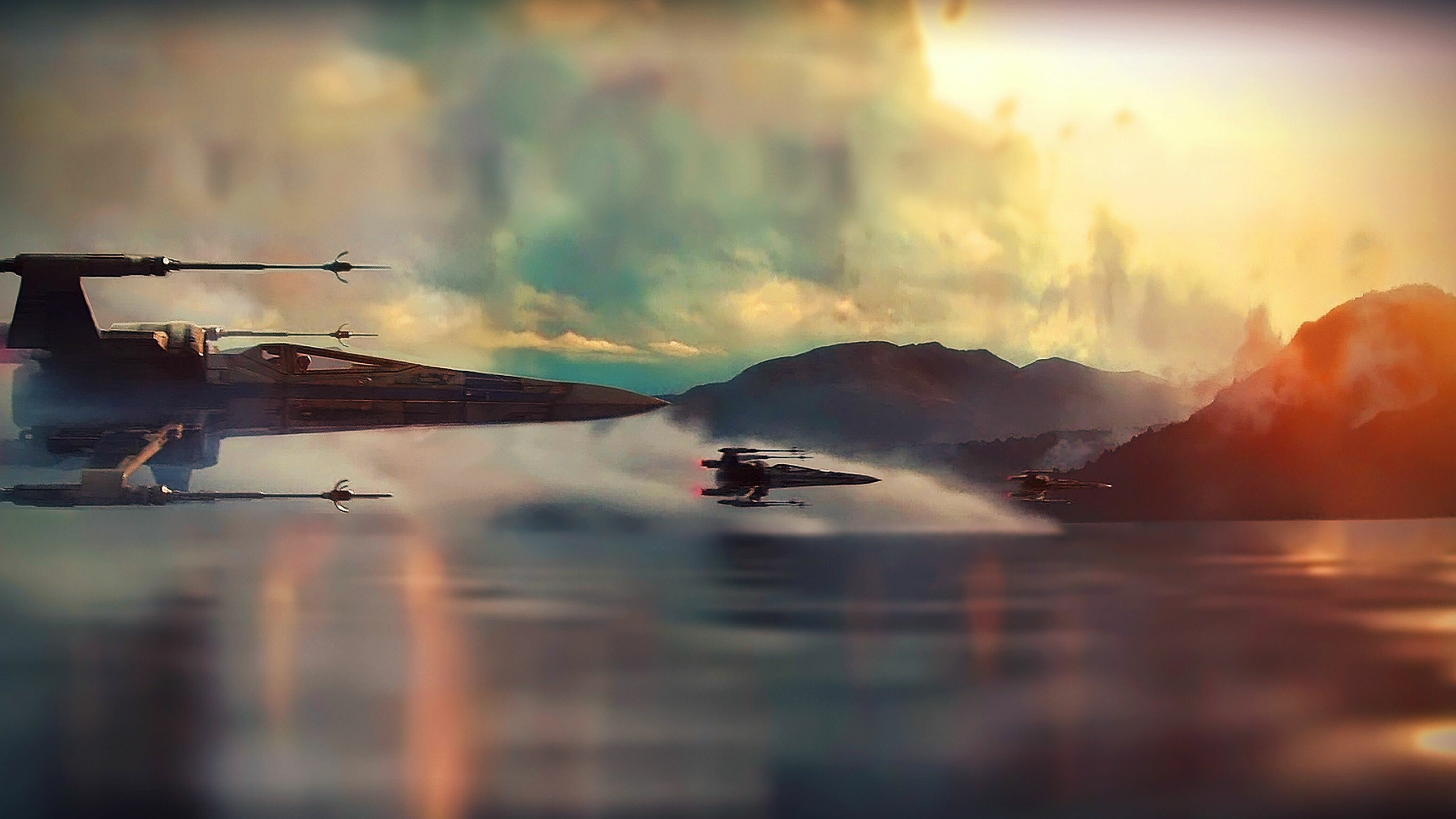 Star Wars galaxy, Intergalactic conflict, Iconic heroes, Epic saga, 3460x1950 HD Desktop