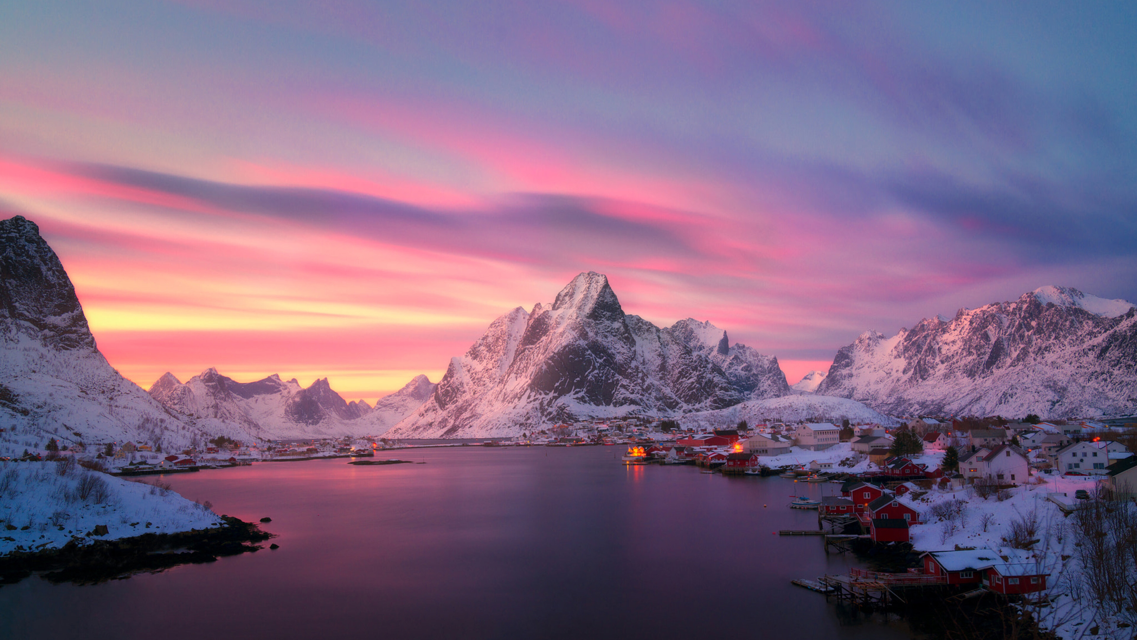 Lofoten Islands, 4K Backgrounds Wallpaper, 3840x2160 4K Desktop