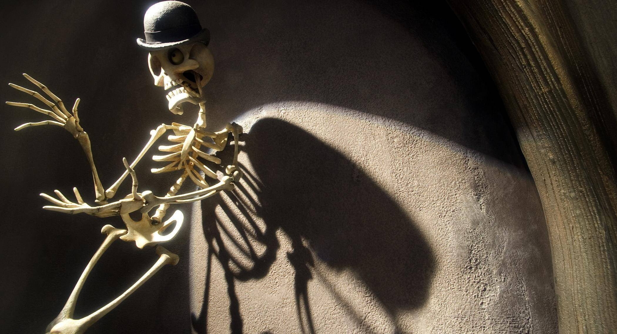 Hat, Halloween Skeletons Wallpaper, 2100x1140 HD Desktop