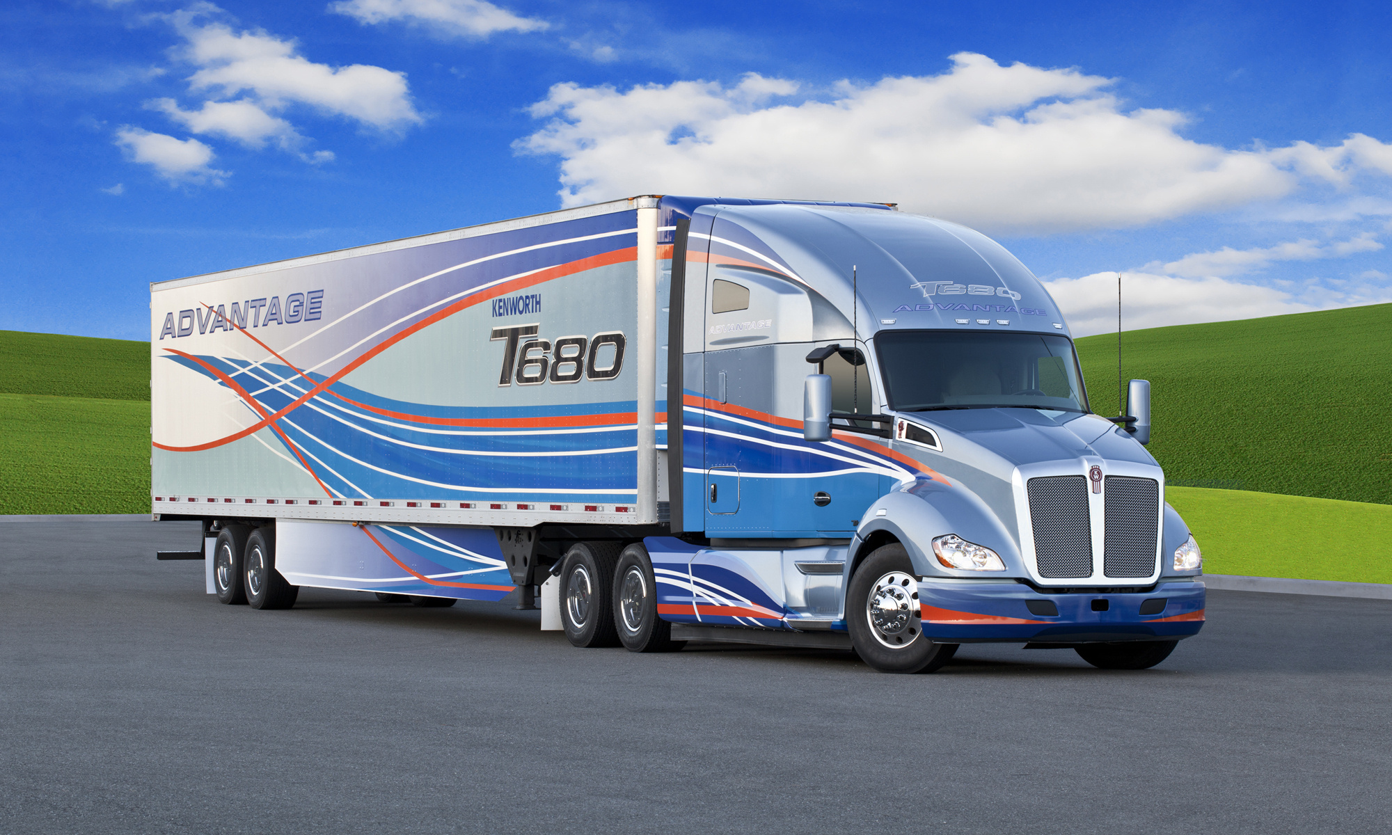 T680 Semi Tractor, Kenworth Wallpaper, 2000x1200 HD Desktop