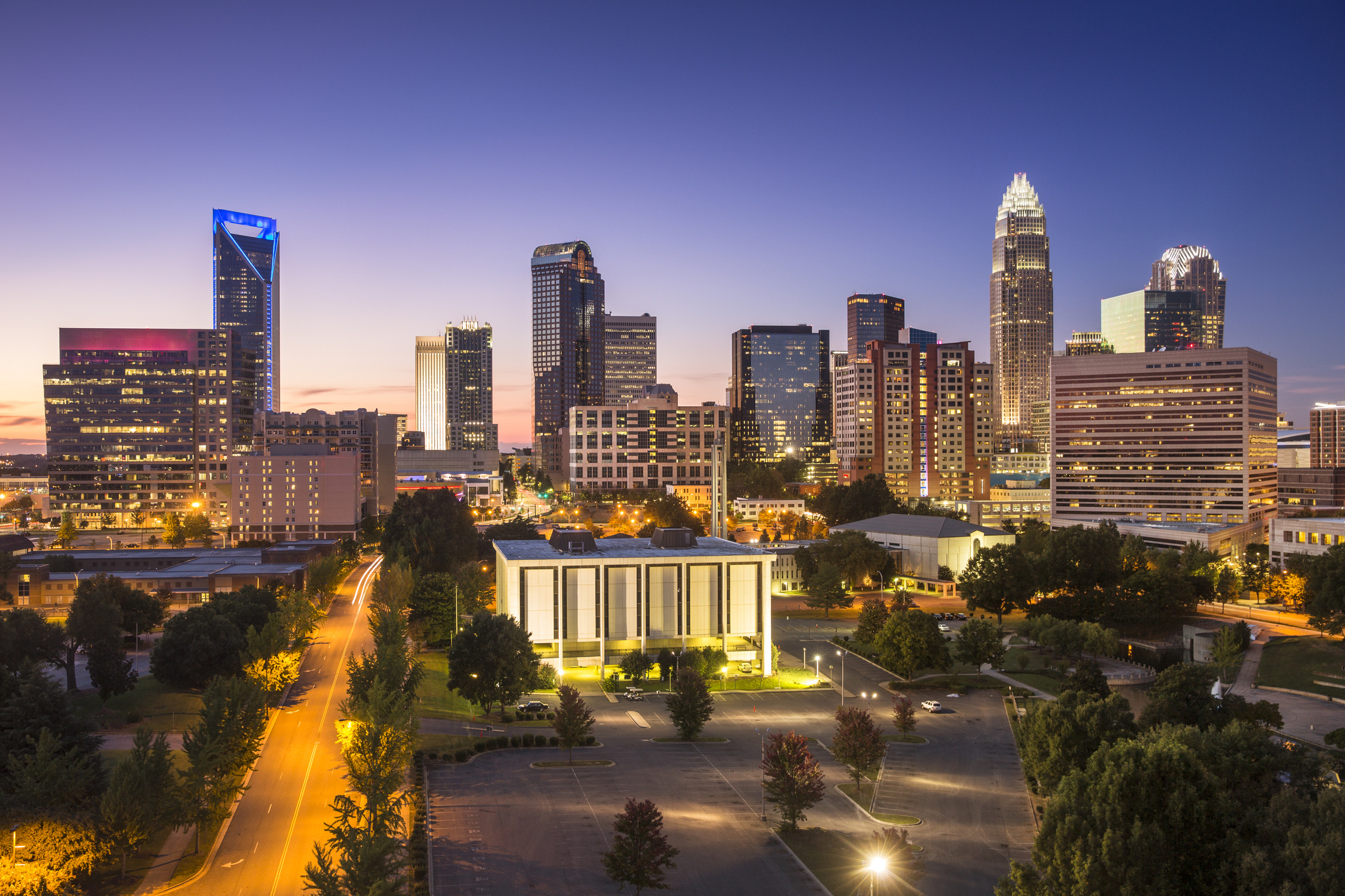 Charlotte Skyline, Travels, Car Insurance, NerdWallet, 2130x1420 HD Desktop