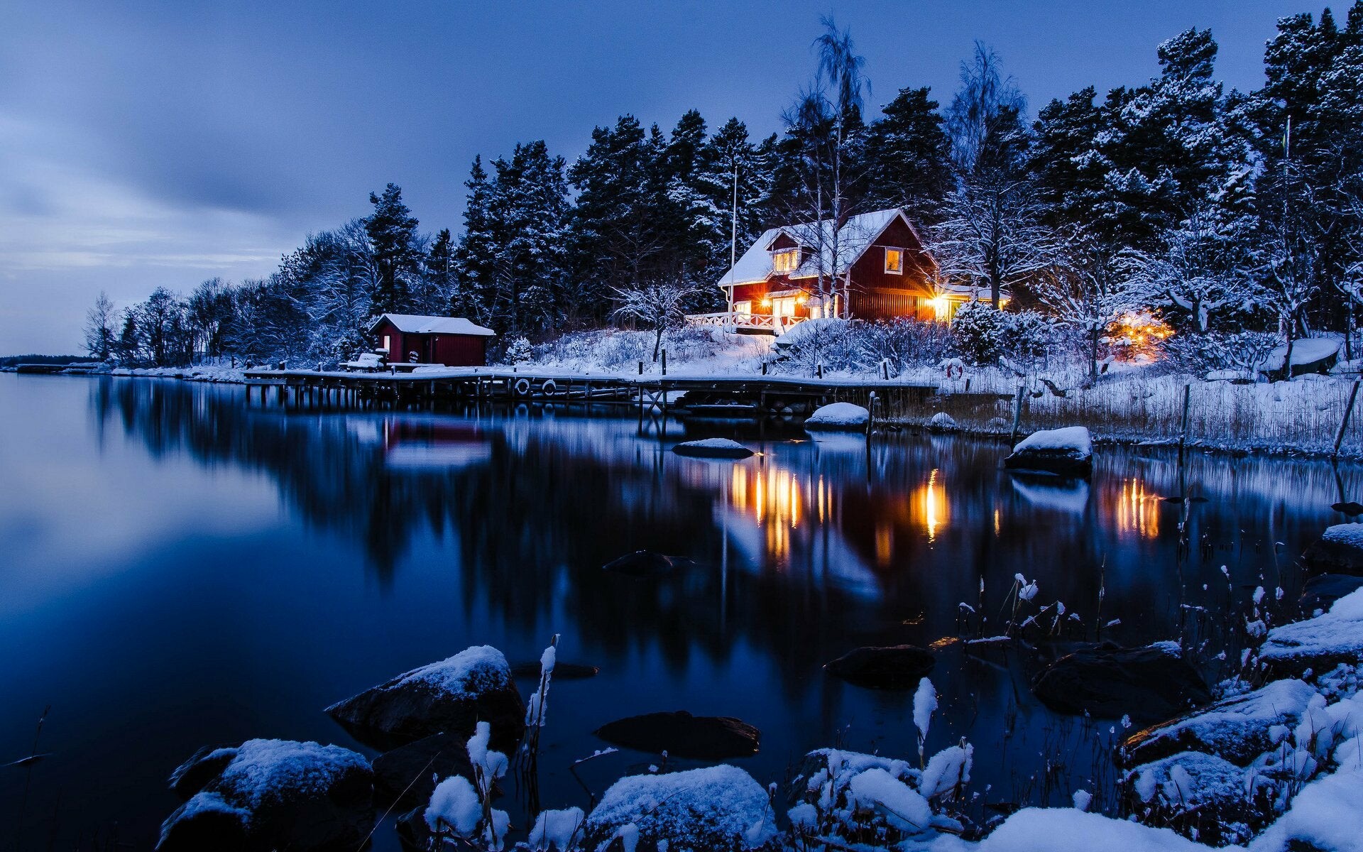 Sweden, Winter Wallpaper, 1920x1200 HD Desktop