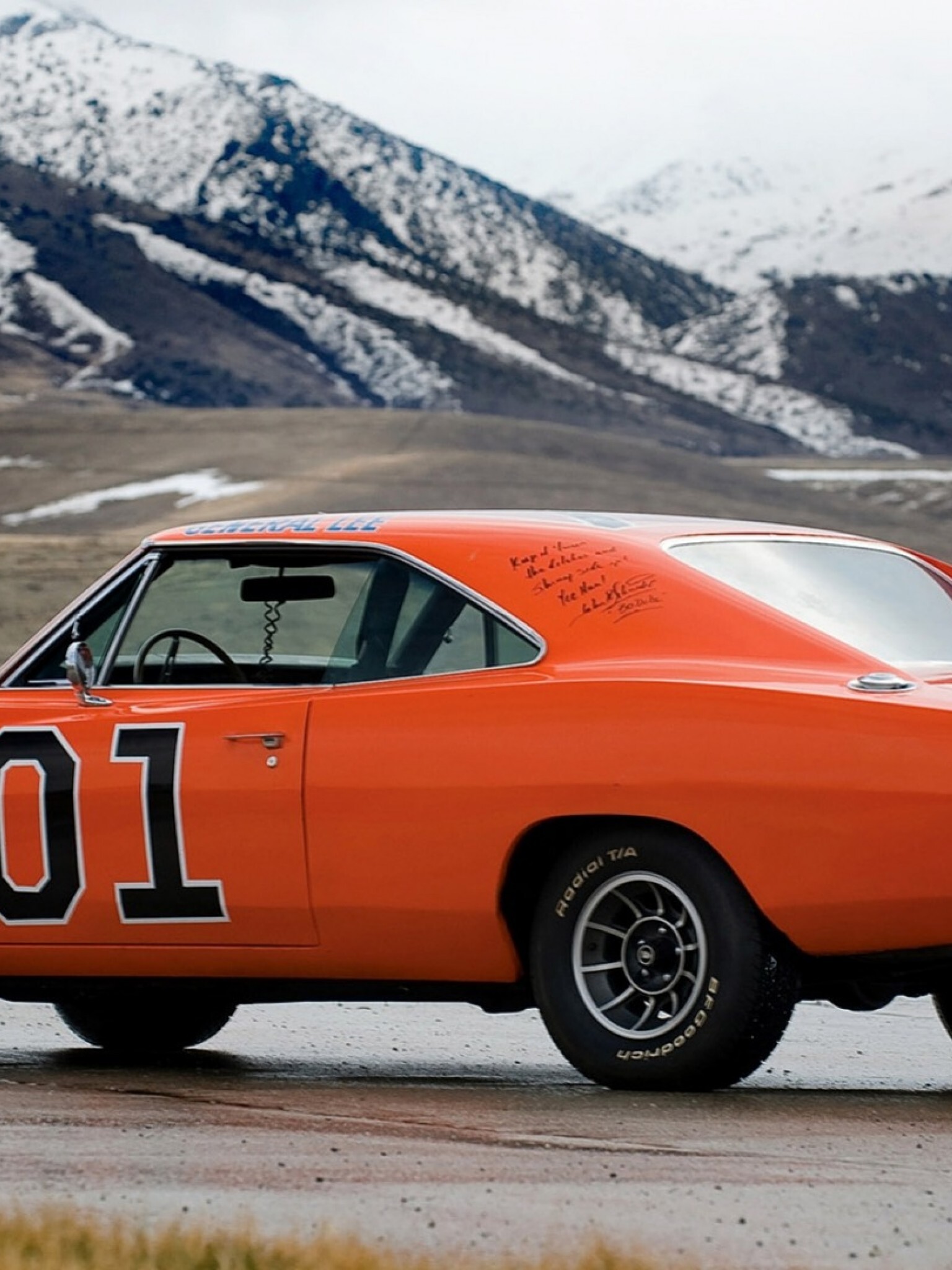 General Lee Car, HD wallpaper, Retina iPad, Bold design, 1540x2050 HD Phone