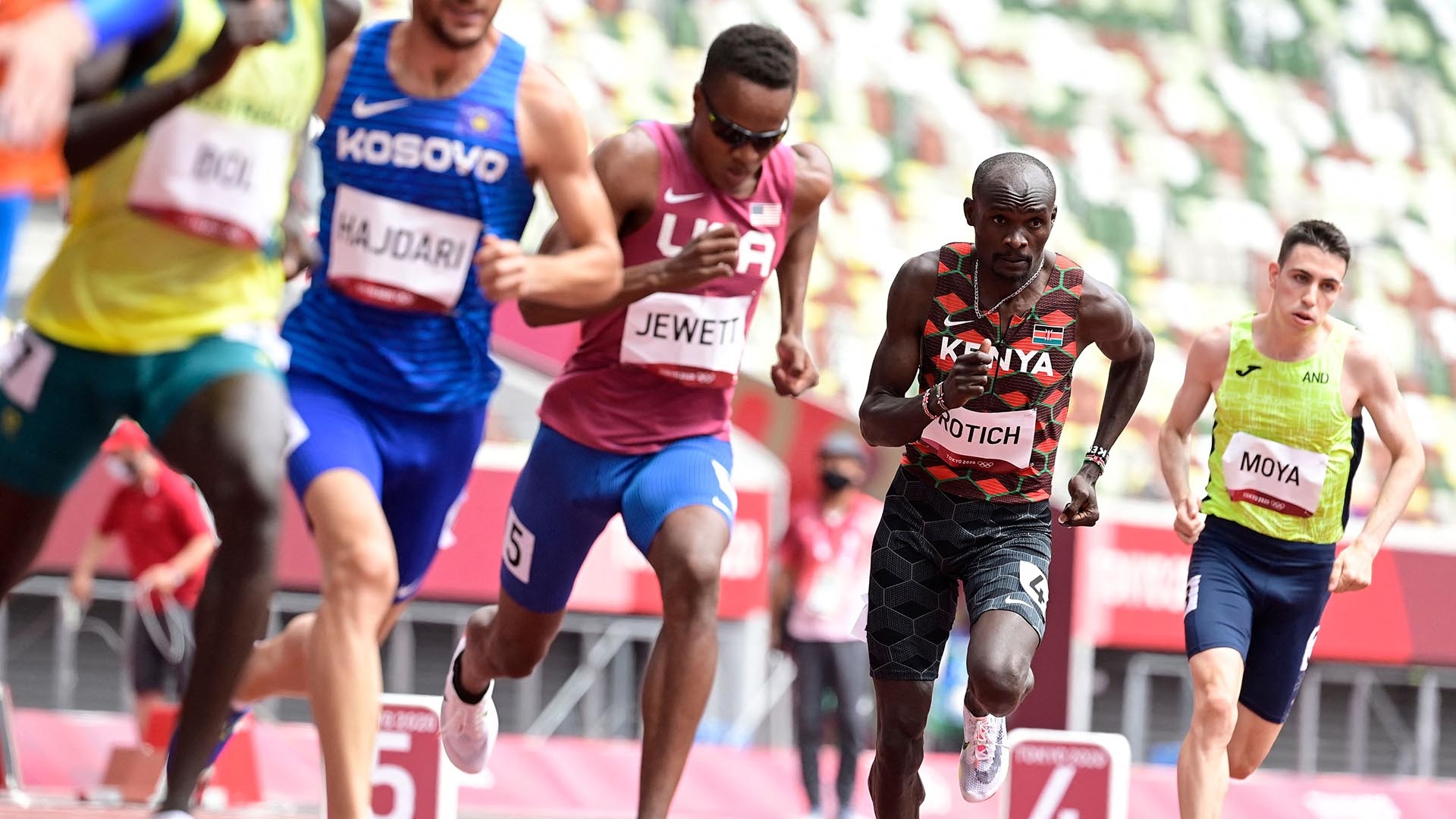 Ferguson Cheruiyot Rotich, Men's 800m contenders, Semifinal qualifiers, NBC Olympics, 1920x1080 Full HD Desktop