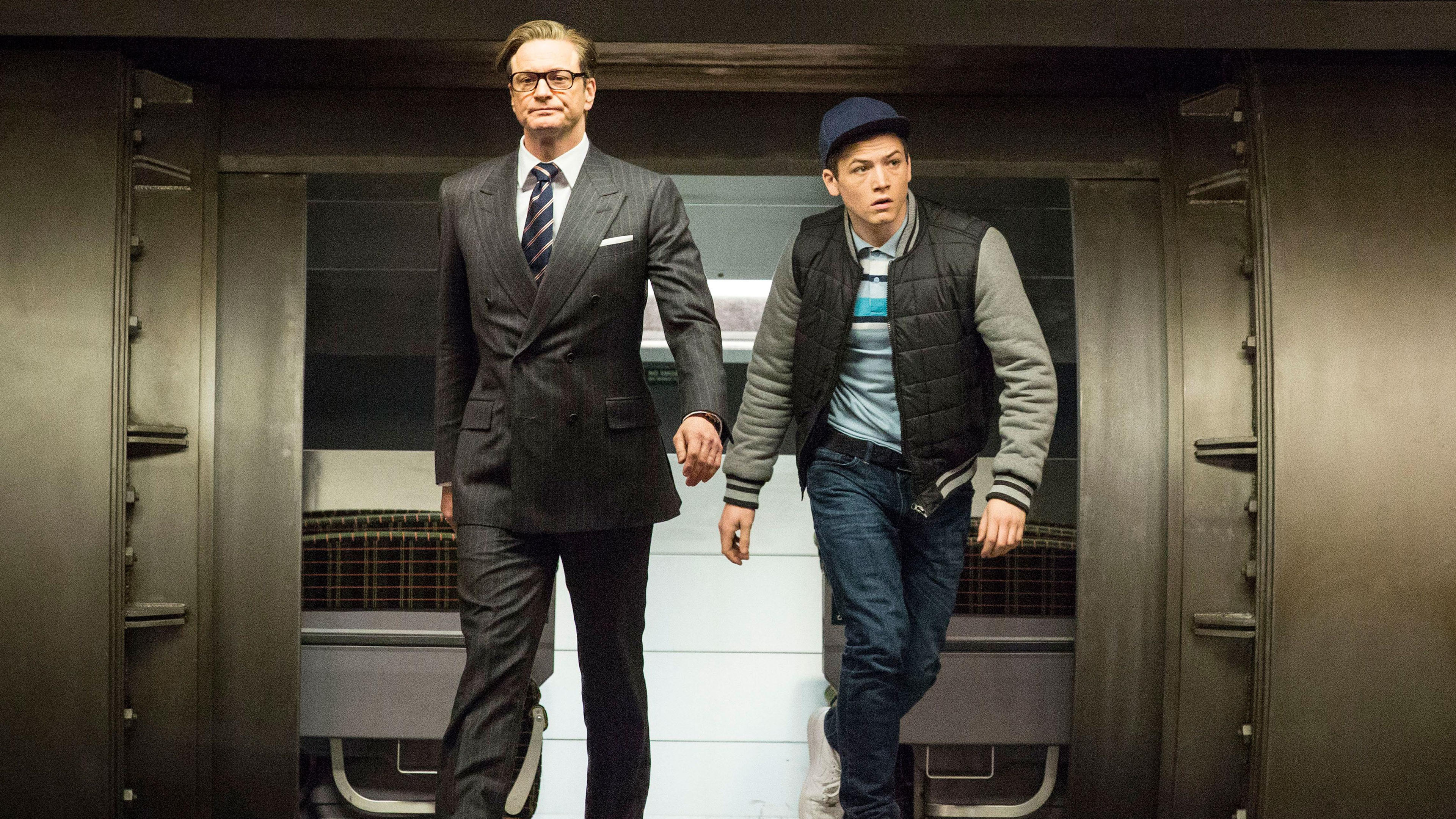 Kingsman: The Secret Service, Action-packed spy film, Intriguing plot, Stylish agents, 3840x2160 4K Desktop