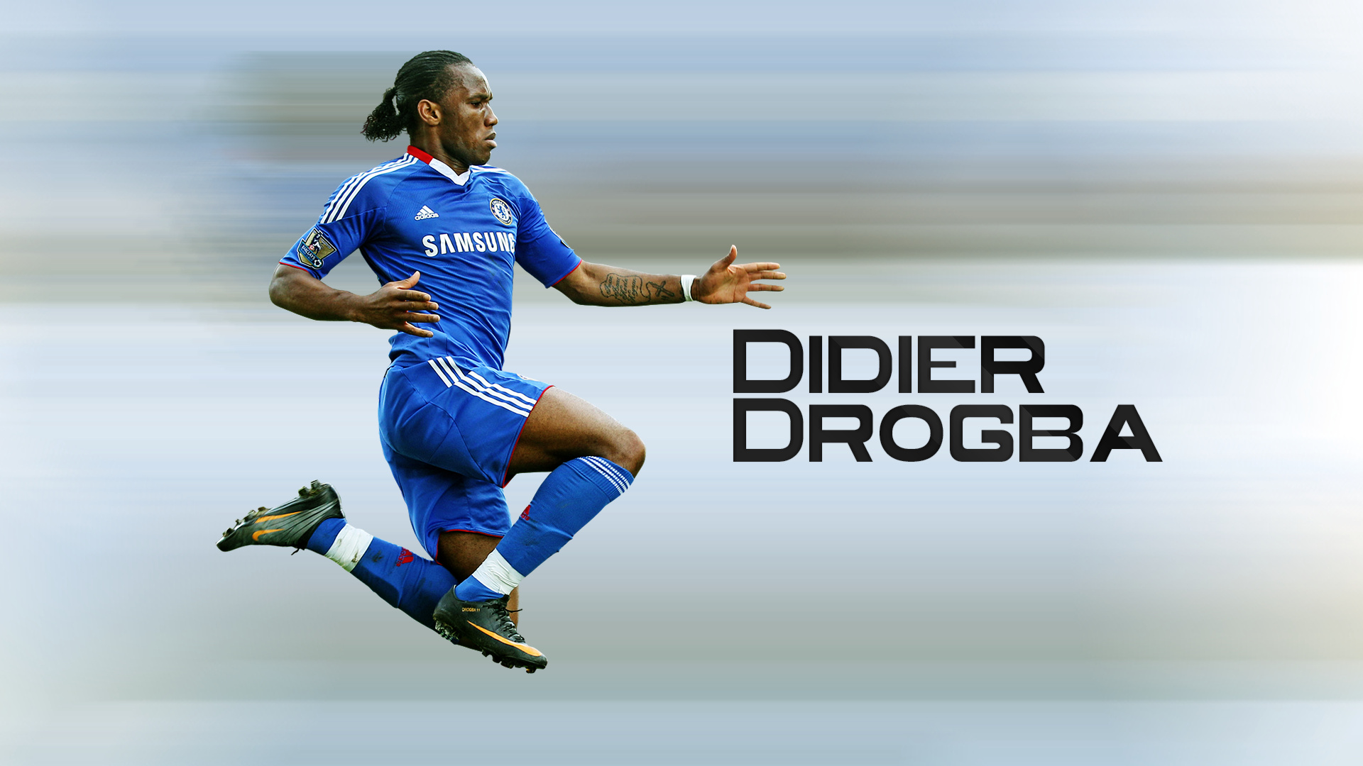 Didier Drogba HD wallpaper, Sports inspiration, Incredible skills, Captivating athlete, 1920x1080 Full HD Desktop