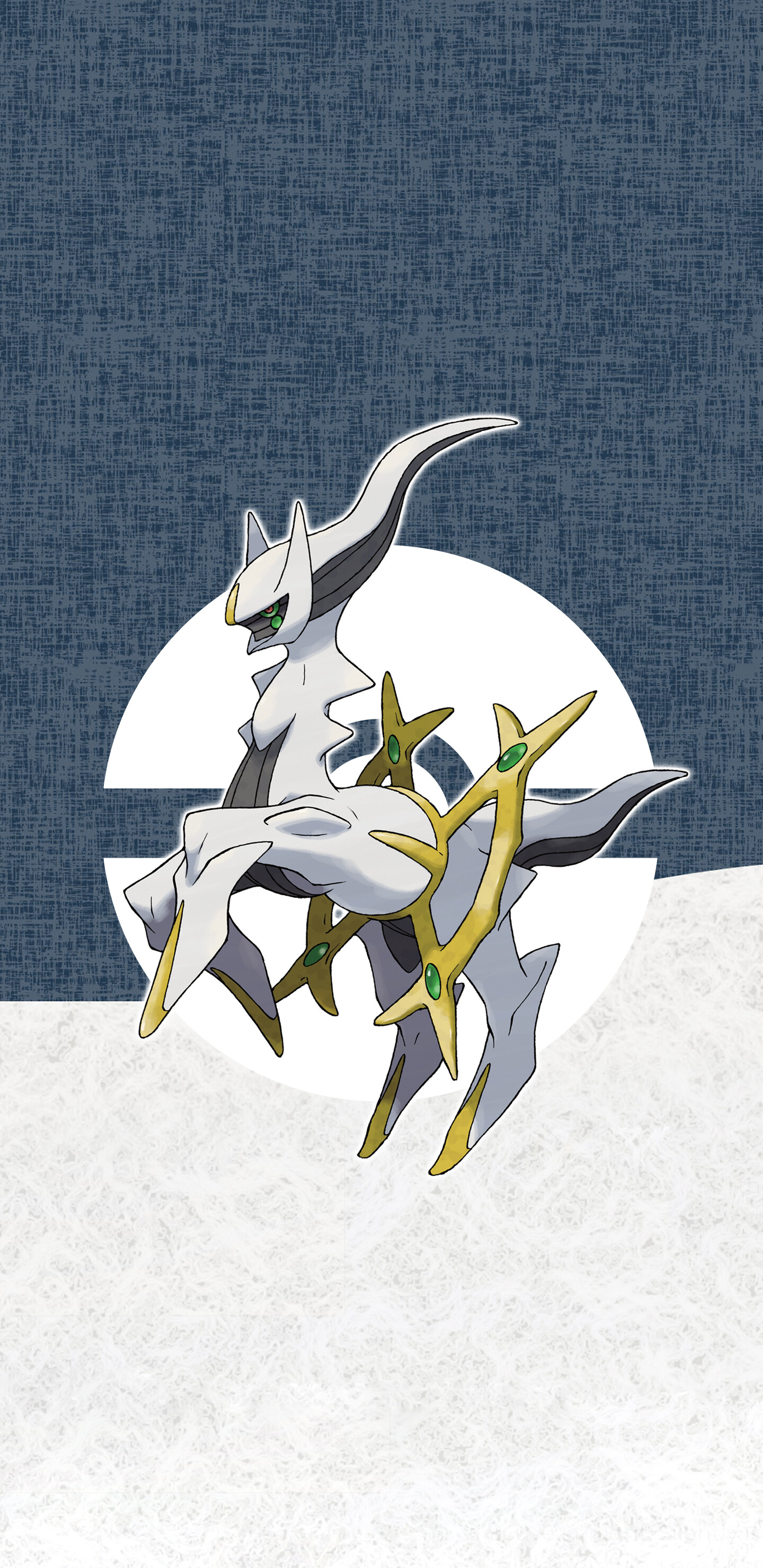 Pokemon Legends: Arceus, Arceus cat with monocle, Elegant design, Pokemon charm, 1440x2960 HD Phone