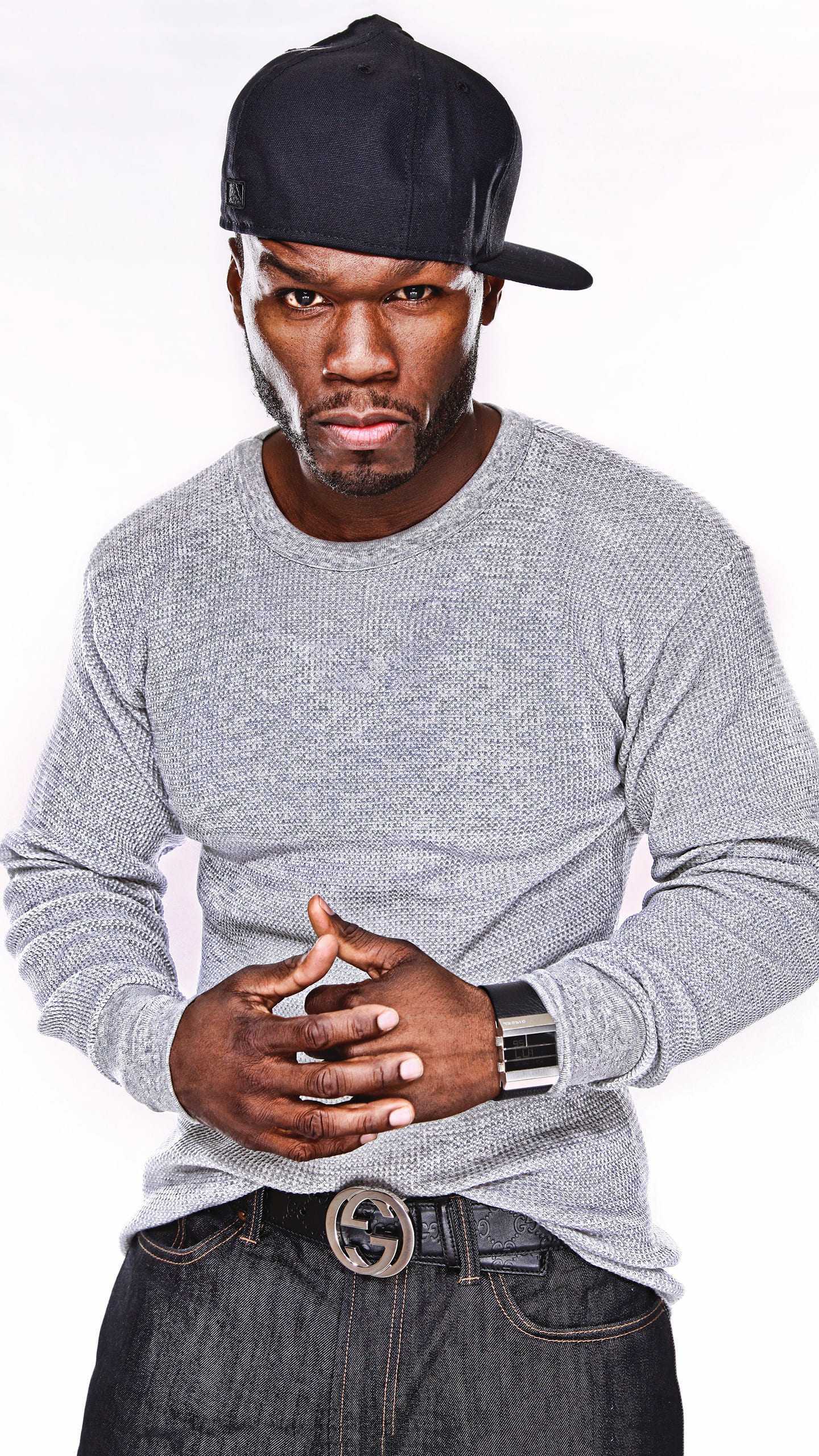 50 Cent, Captivating artwork, Striking visuals, Iconic persona, 1440x2560 HD Phone